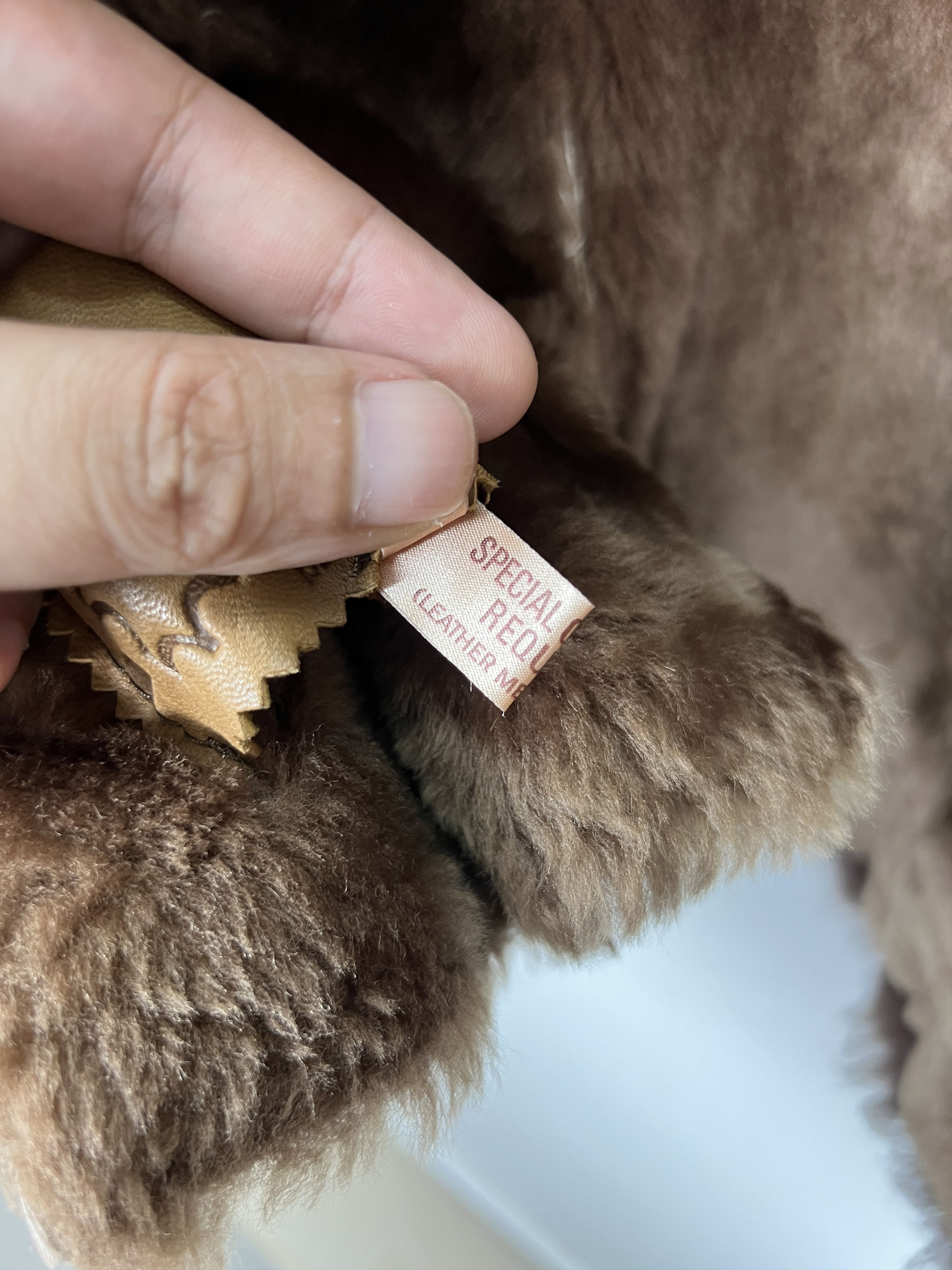 Genuine Leather New Old Stock Vintage Spain Leather Fur Coat J0054 Size ONE SIZE - 9 Thumbnail