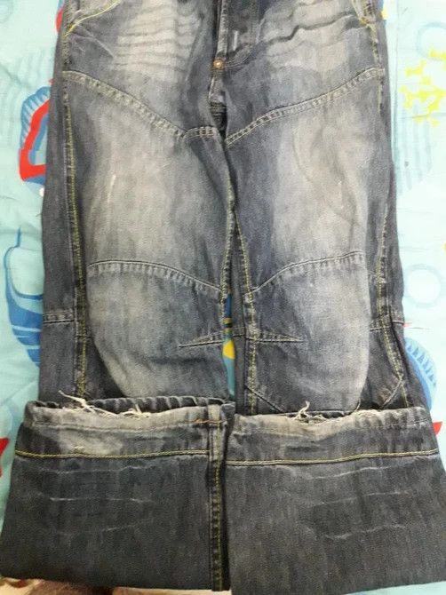 G-Star G STAR RAW DENIM JEANS ELWOOD 96 BIG BACK EMBROIDERED LOGO Size US 34 / EU 50 - 6 Thumbnail