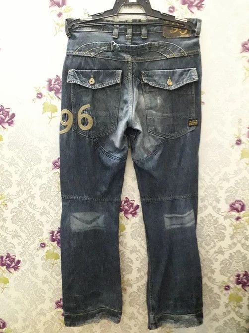 G-Star G STAR RAW DENIM JEANS ELWOOD 96 BIG BACK EMBROIDERED LOGO Size US 34 / EU 50 - 1 Thumbnail