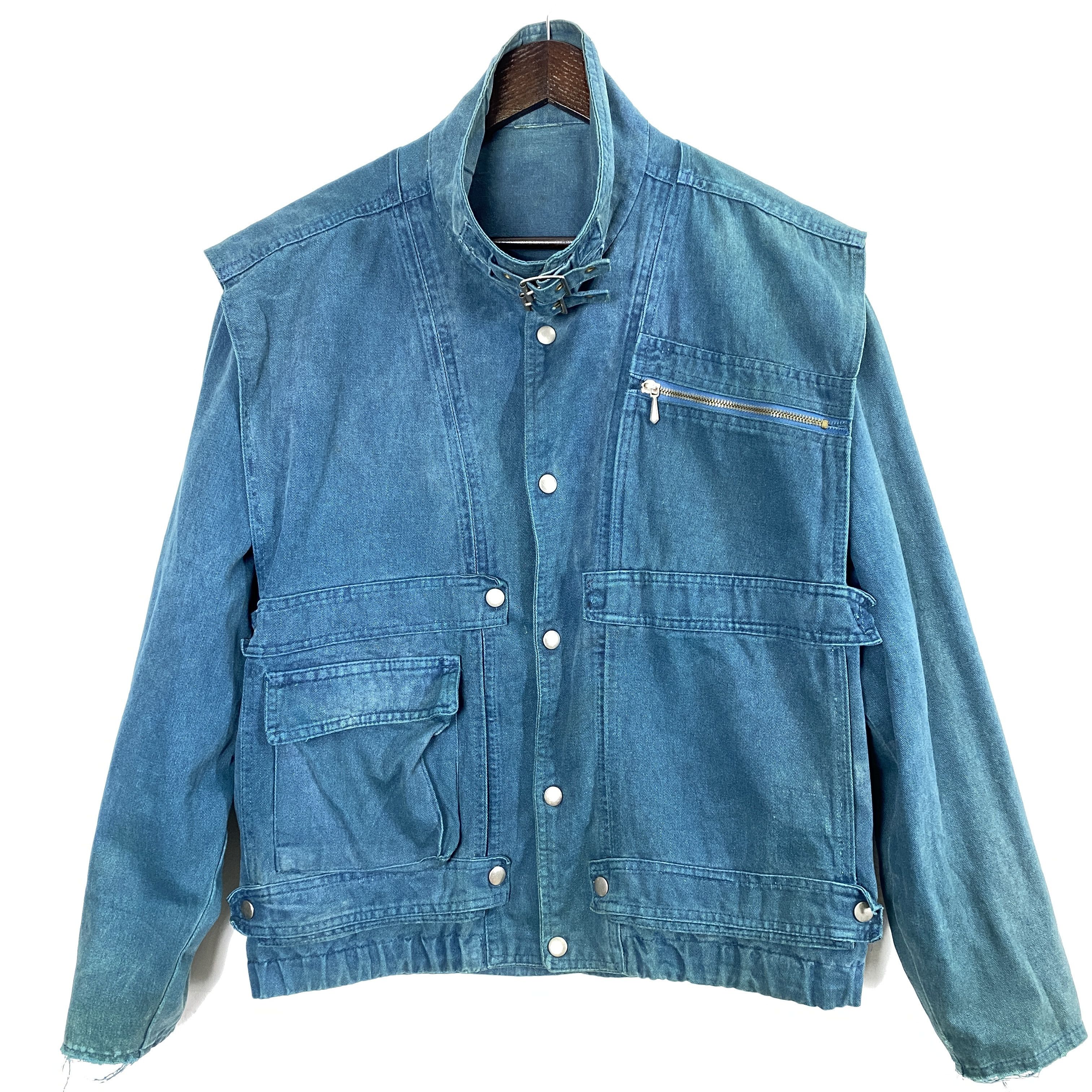 Japanese Brand Vintage 80s JAPANESE BRAND Denim Jacket J0169 Size US S / EU 44-46 / 1 - 1 Thumbnail
