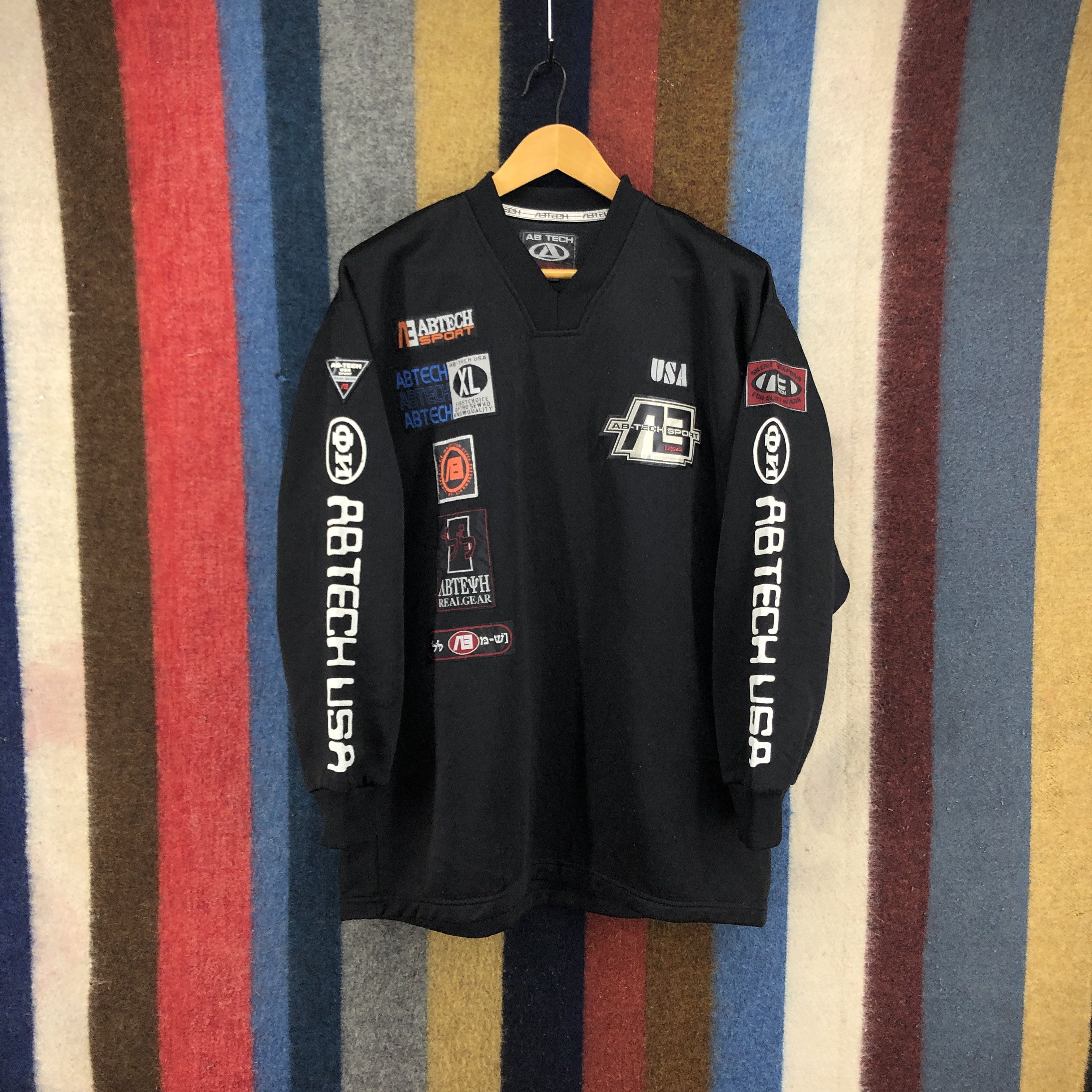 Other AB TECH SPORT USA Sweatshirt Rare Design #0353/O Size US L / EU 52-54 / 3 - 1 Thumbnail