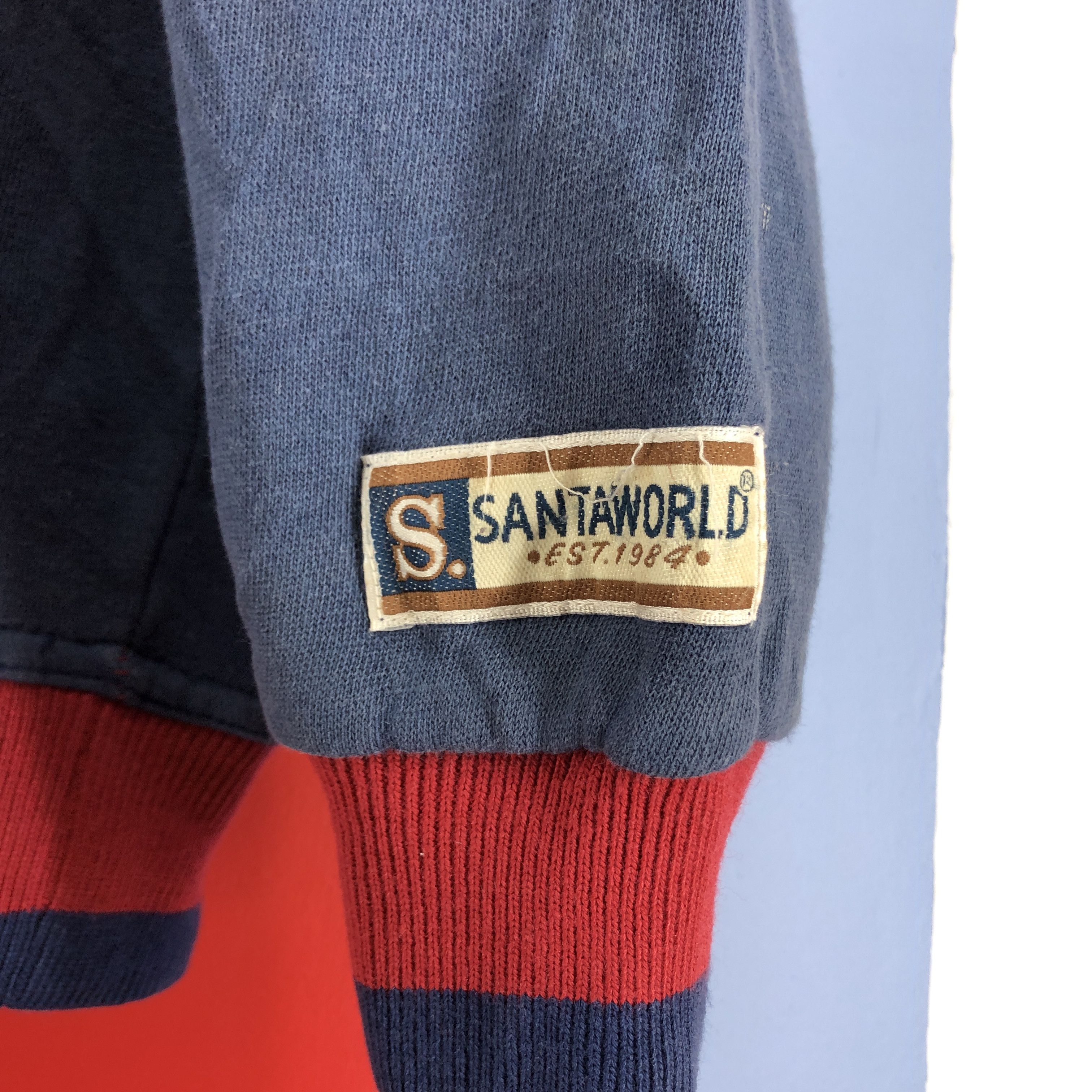 Japanese Brand SANTA WORLD Crew Neck Sweatshirt #0826/AC Size US M / EU 48-50 / 2 - 9 Thumbnail