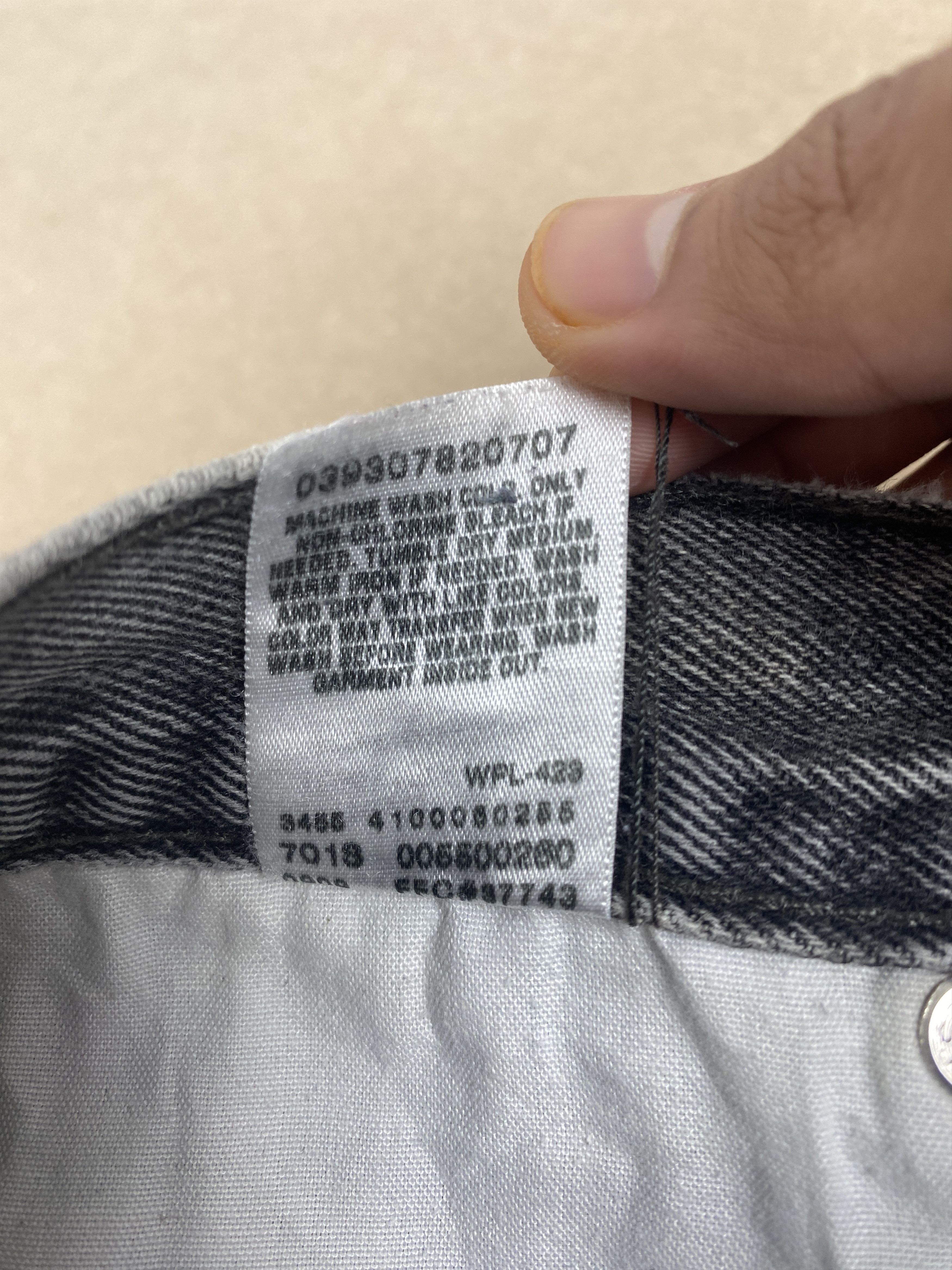 Levi's × Vintage Vintage Levis 550 Distressed Faded Straight Cut Black Jeans Size US 43 - 11 Thumbnail