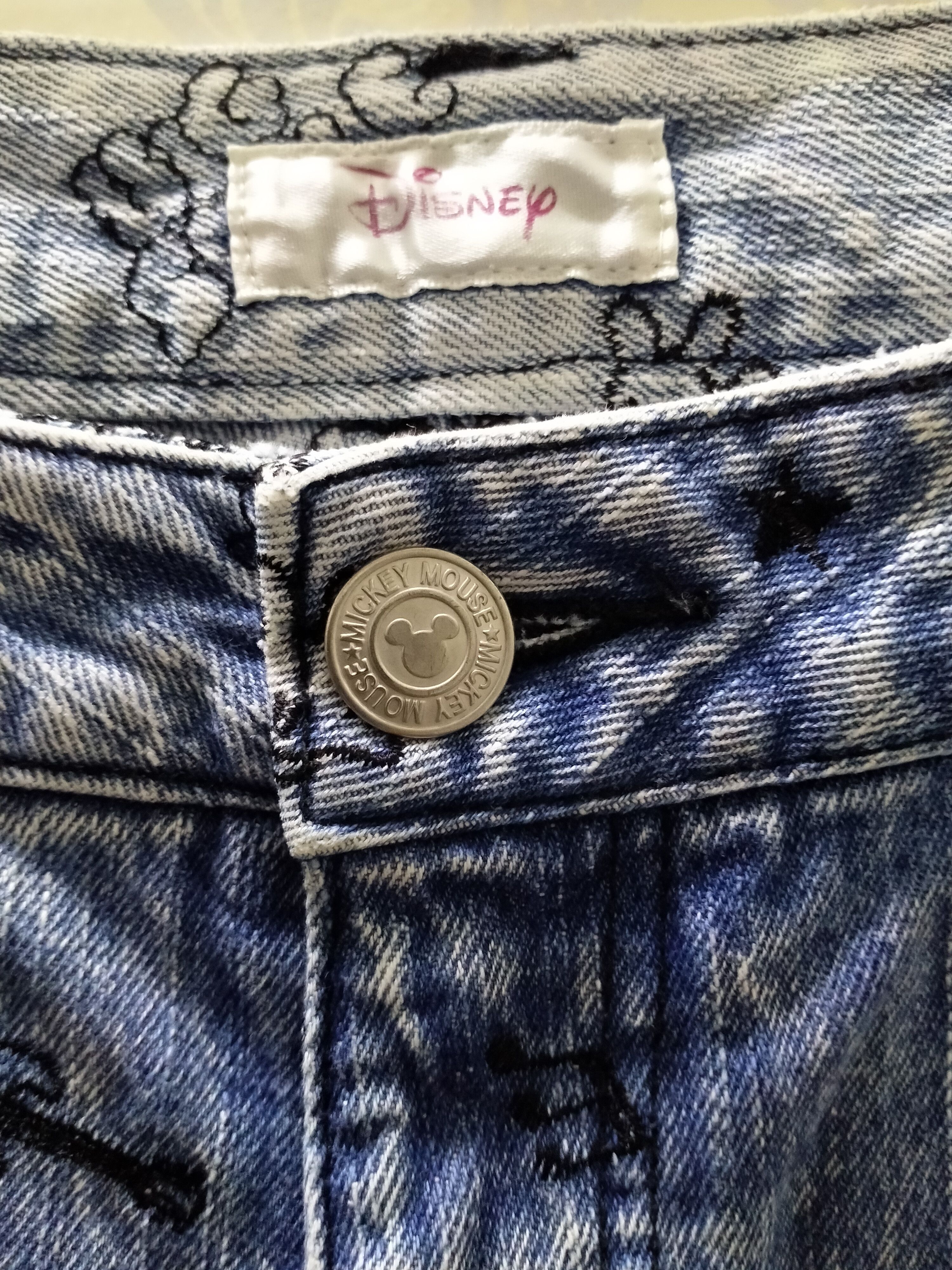 Disney × Hysteric Glamour × Japanese Brand DISNEY JEANS FULLPREME EMBROIDERED MULTI LOGO Size US 35 - 8 Thumbnail