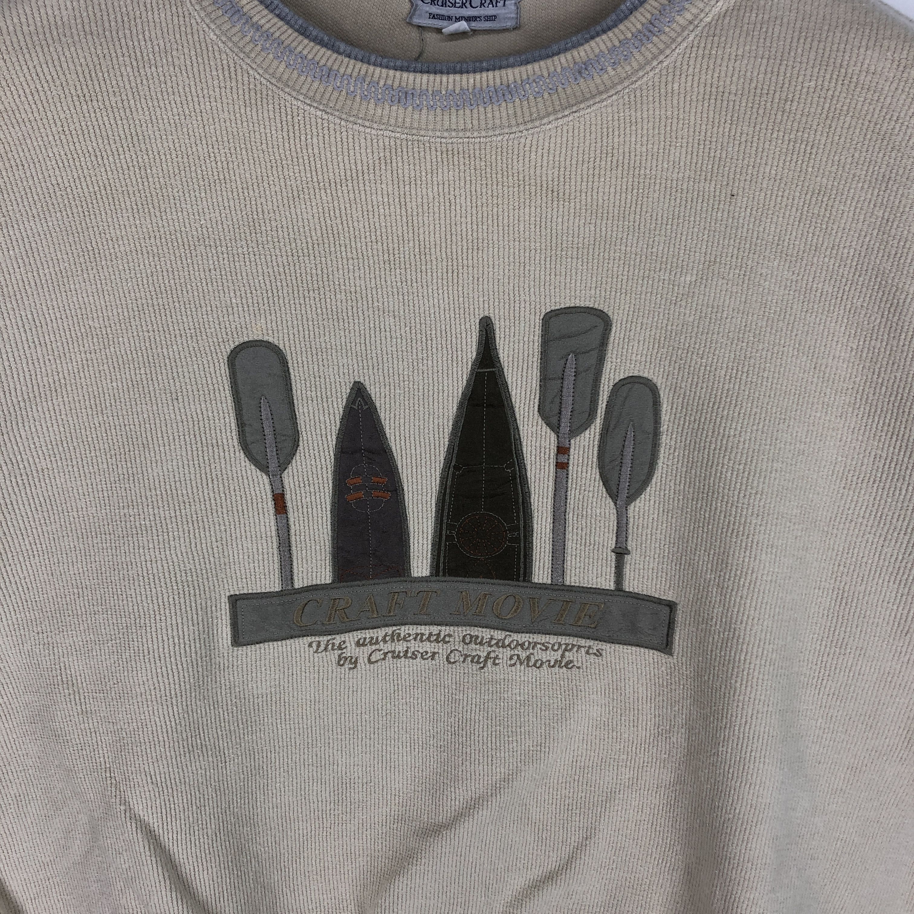 Japanese Brand Outdoor Sport by CRAFT MOVIE Sweatshirt #2549-90 Size US L / EU 52-54 / 3 - 2 Thumbnail