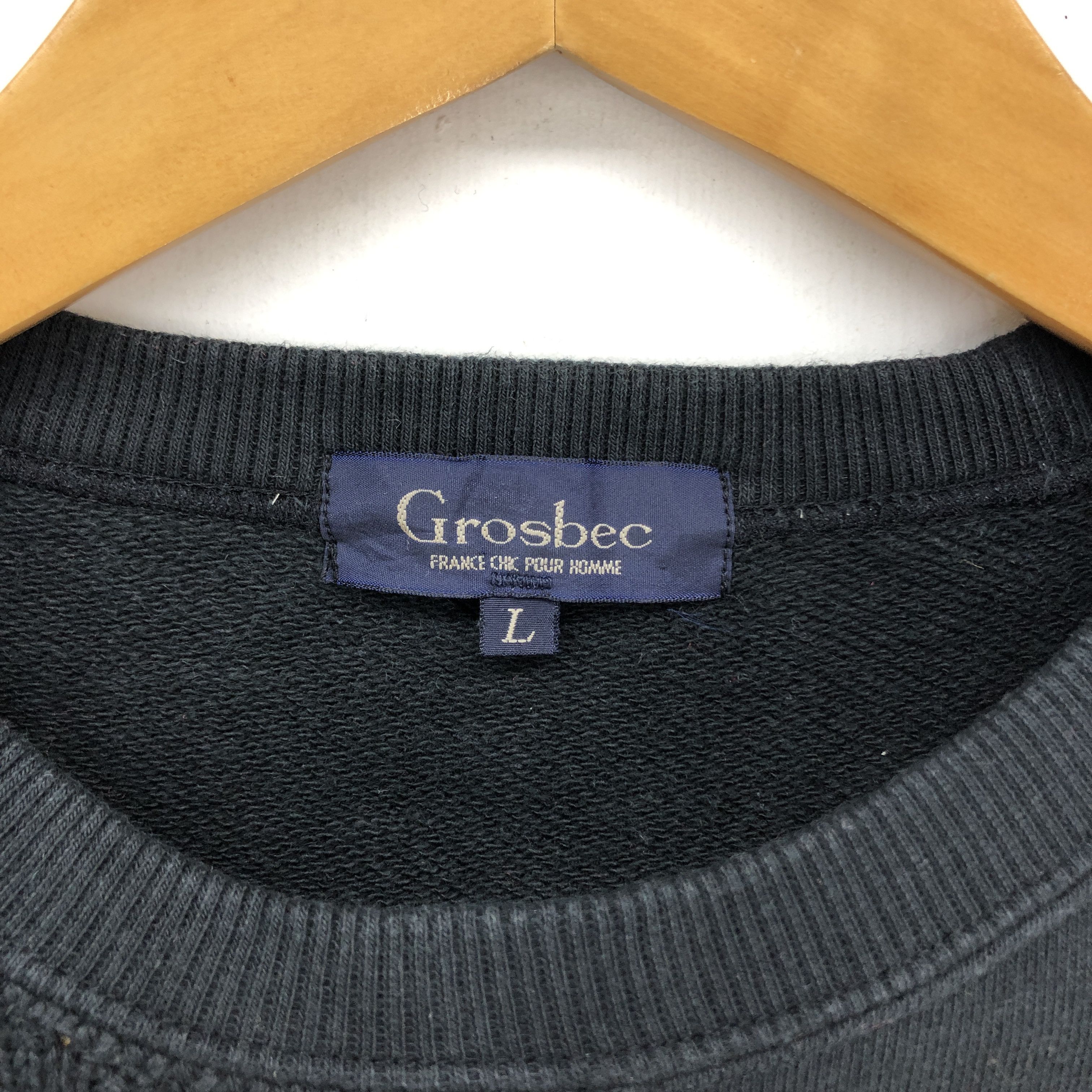 Other GROSBEC FRANCE HOMME Crew Neck Sweatshirt #1468-53 Size US M / EU 48-50 / 2 - 5 Thumbnail