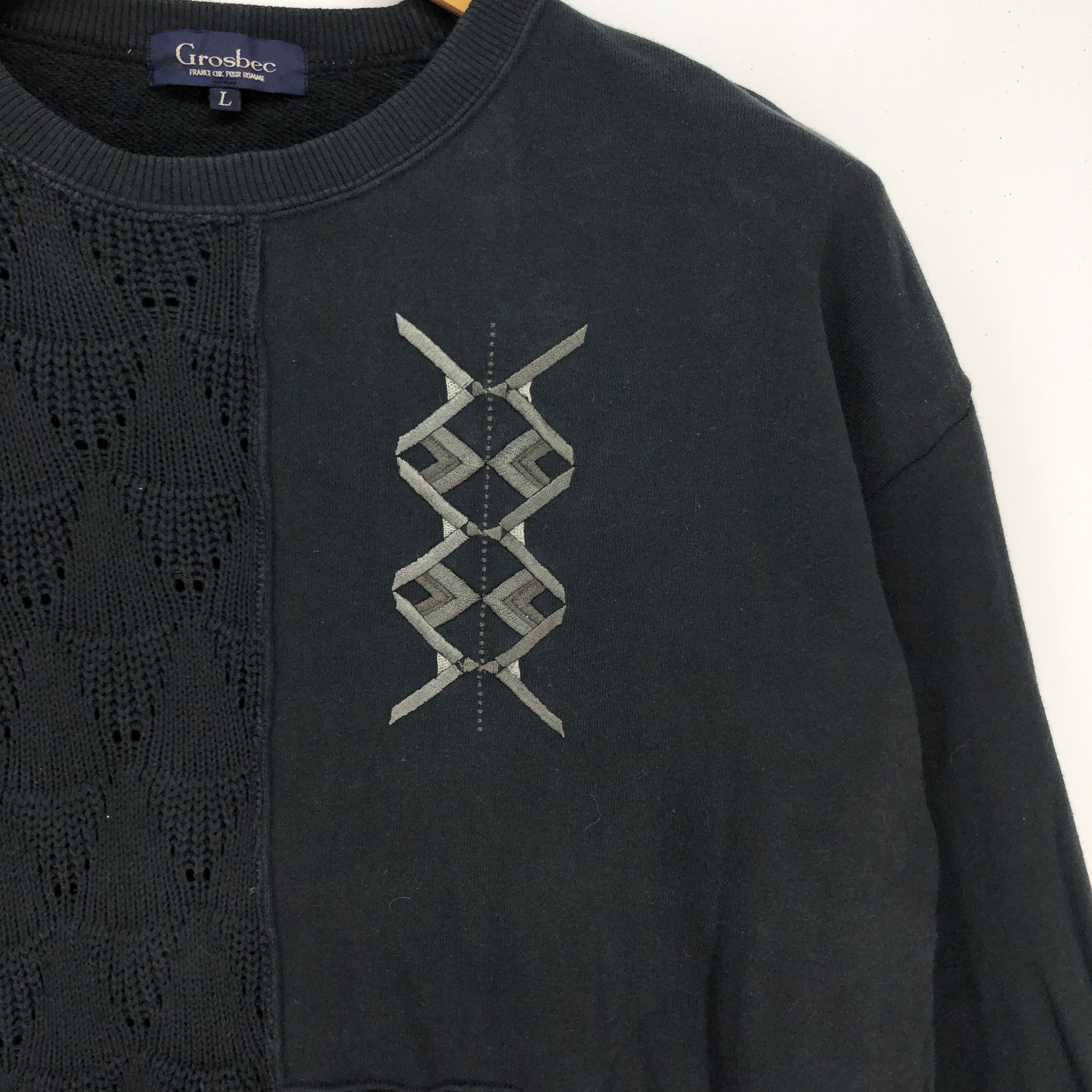 Other GROSBEC FRANCE HOMME Crew Neck Sweatshirt #1468-53 Size US M / EU 48-50 / 2 - 3 Thumbnail
