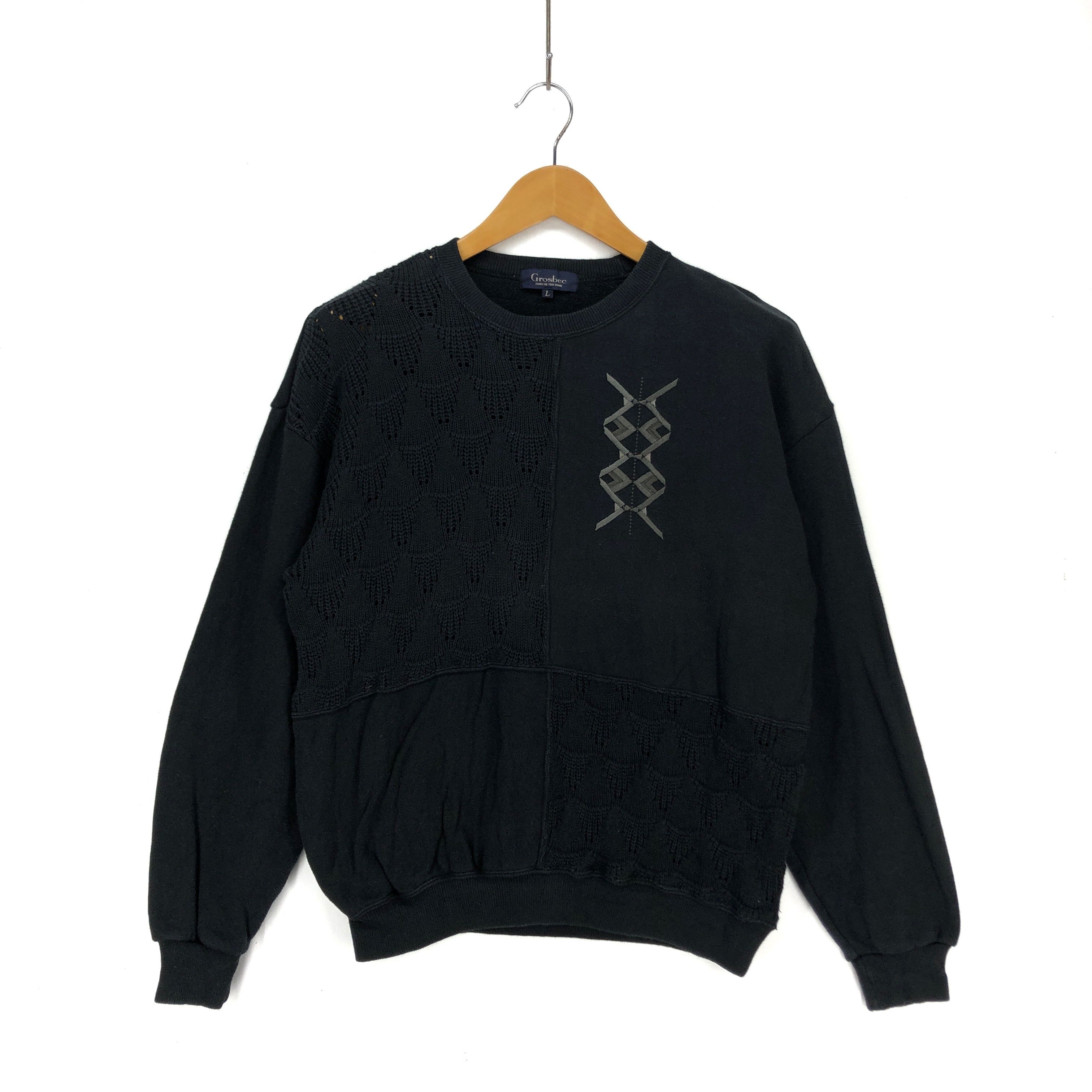 Other GROSBEC FRANCE HOMME Crew Neck Sweatshirt #1468-53 Size US M / EU 48-50 / 2 - 1 Thumbnail