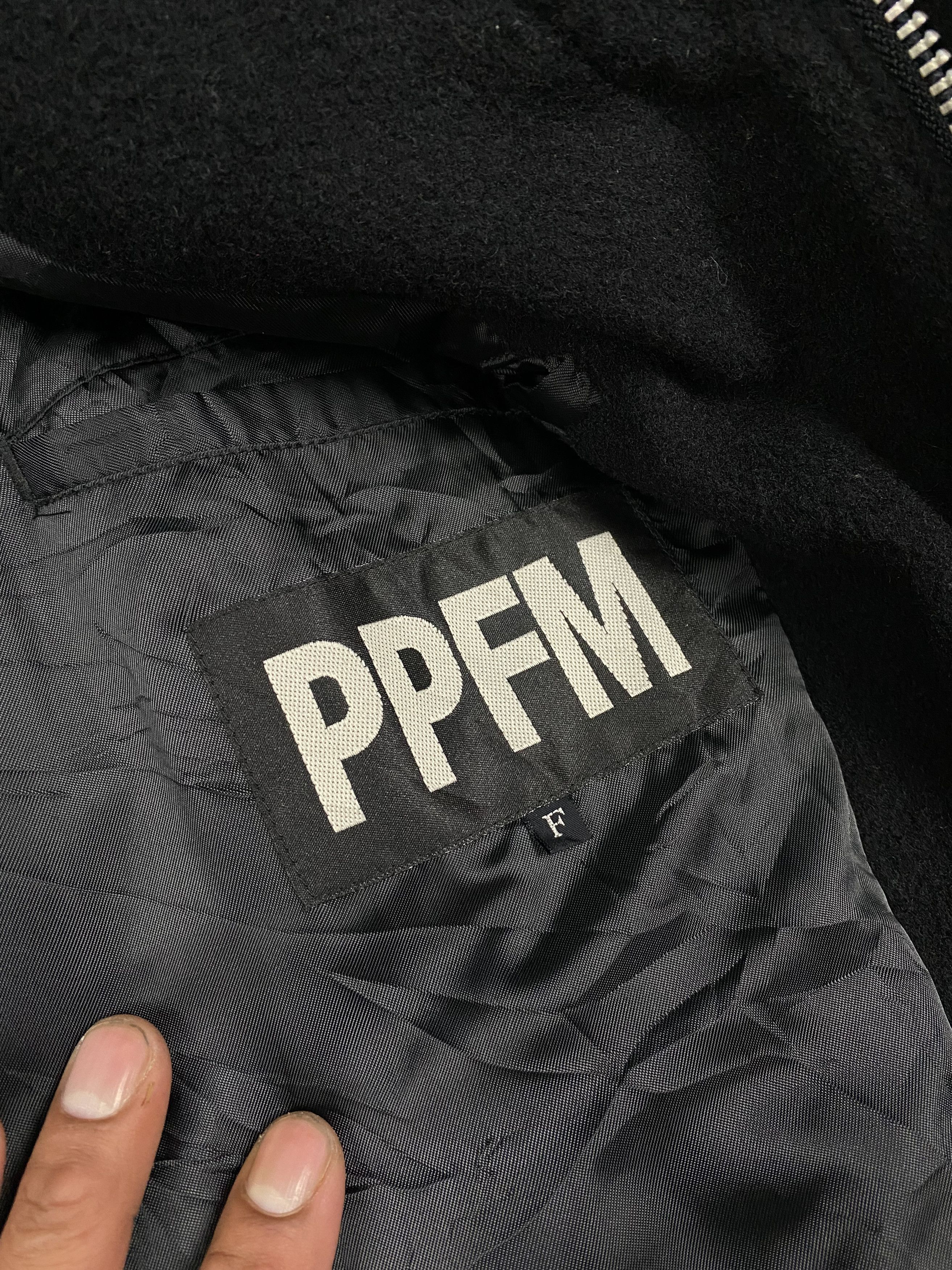 Japanese Brand × PPFM × Vintage PPFM 35-12WC04 Wool Coat Long Jacket Size US L / EU 52-54 / 3 - 6 Thumbnail