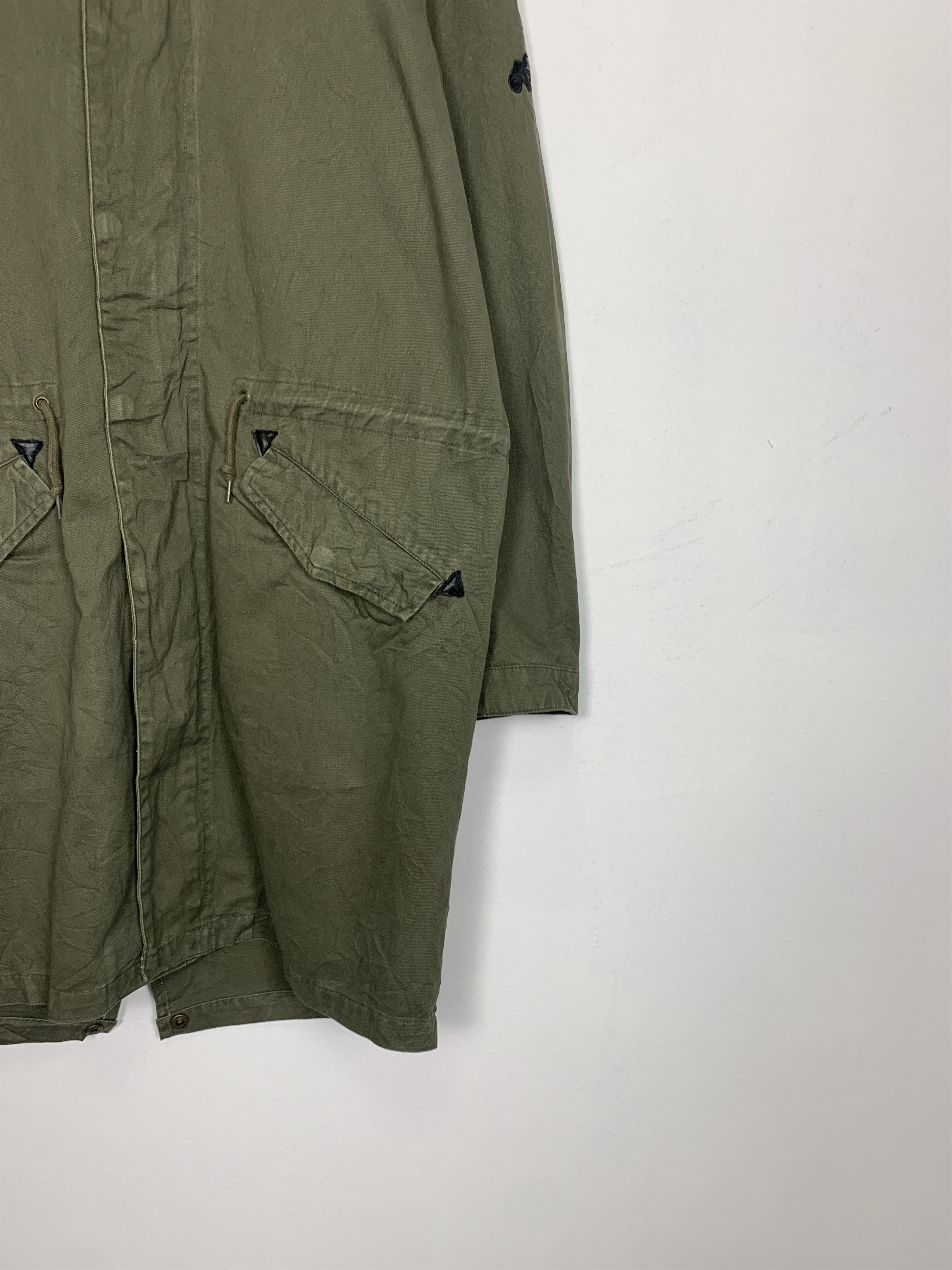 Japanese Brand Vintage JAPANESE BRAND Zip Up Parkas Military Jacket J0873 Size US M / EU 48-50 / 2 - 4 Thumbnail