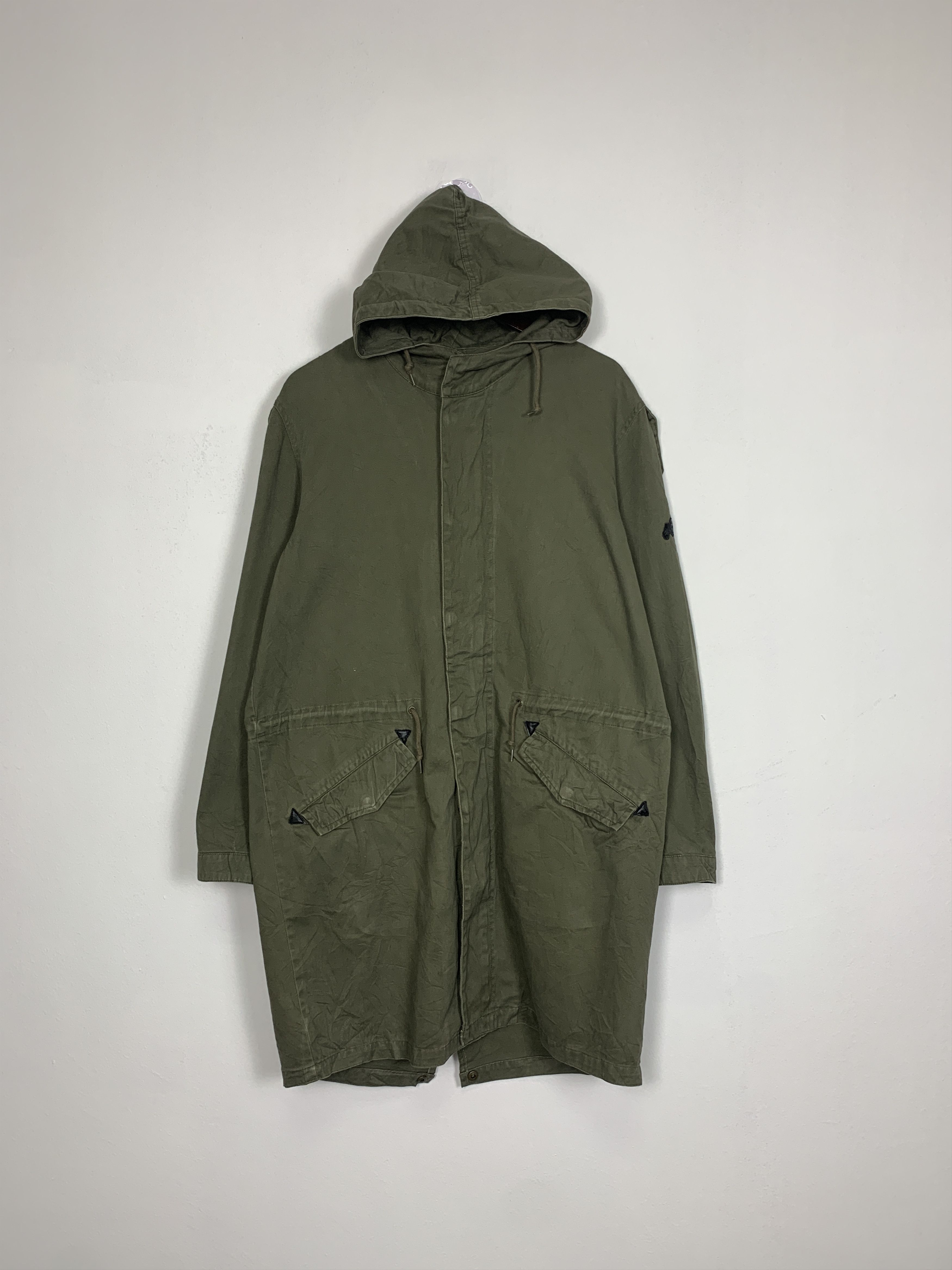 Japanese Brand Vintage JAPANESE BRAND Zip Up Parkas Military Jacket J0873 Size US M / EU 48-50 / 2 - 1 Thumbnail