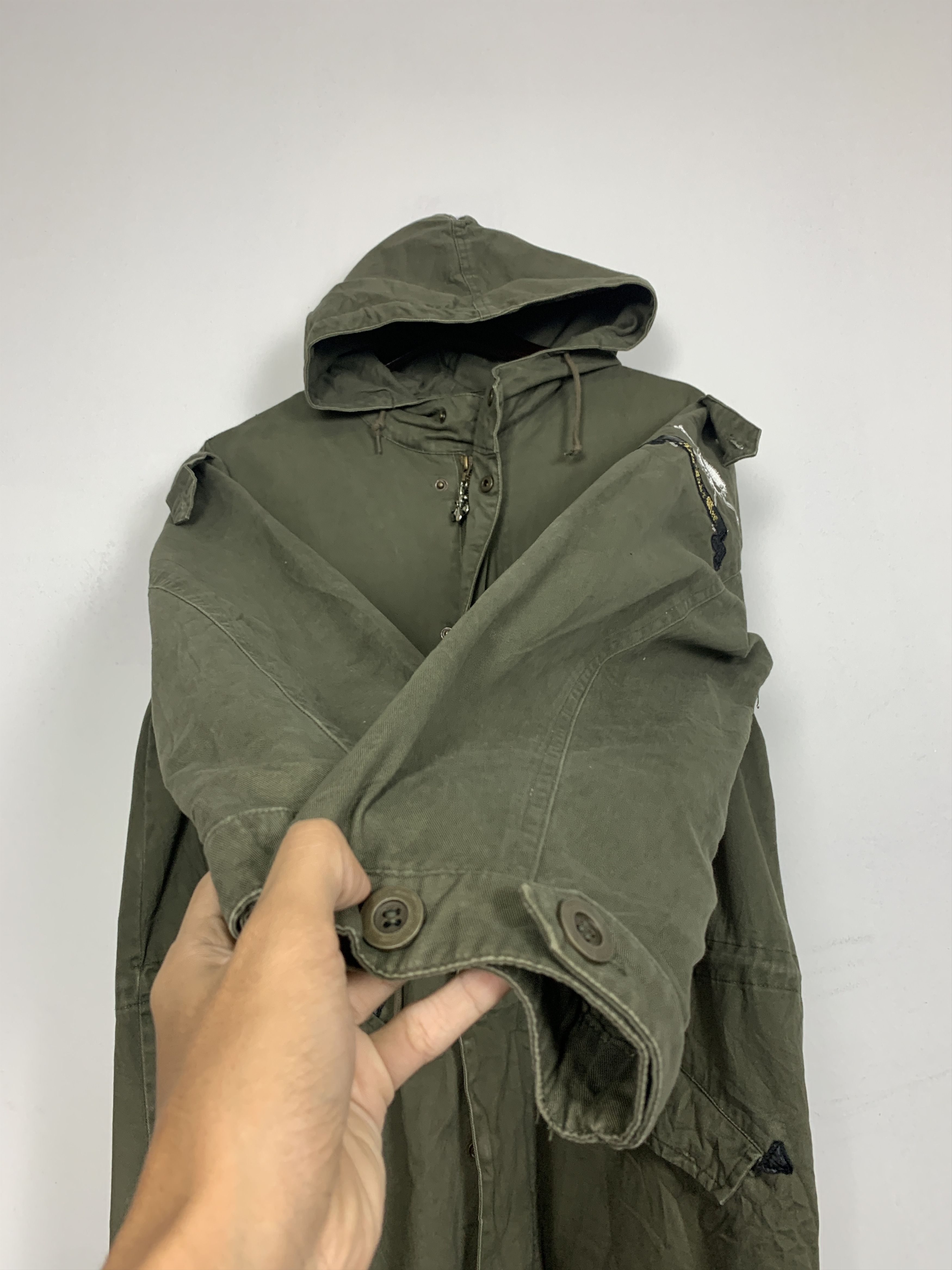 Japanese Brand Vintage JAPANESE BRAND Zip Up Parkas Military Jacket J0873 Size US M / EU 48-50 / 2 - 7 Thumbnail