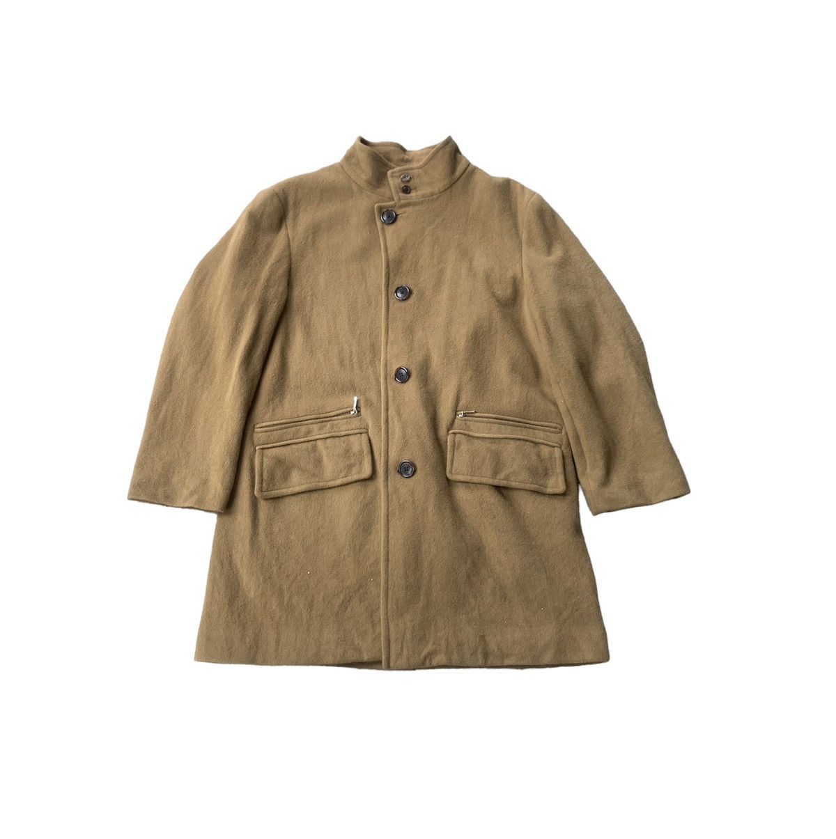 image of Vintage Luxury Burberry London Cashmere Wool Jacket in Brown, Men's (Size Small)