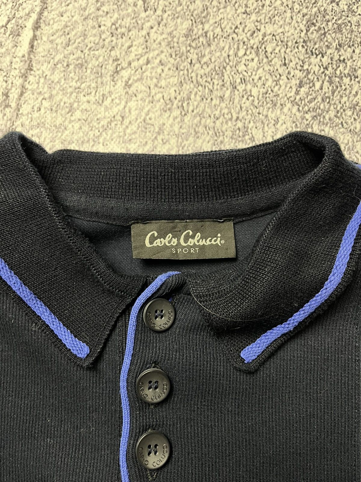 Carlo Colucci × Vintage Vintage 90s Carlo Colucci Sweater Coogi Style Streetwear Size US XL / EU 56 / 4 - 7 Thumbnail