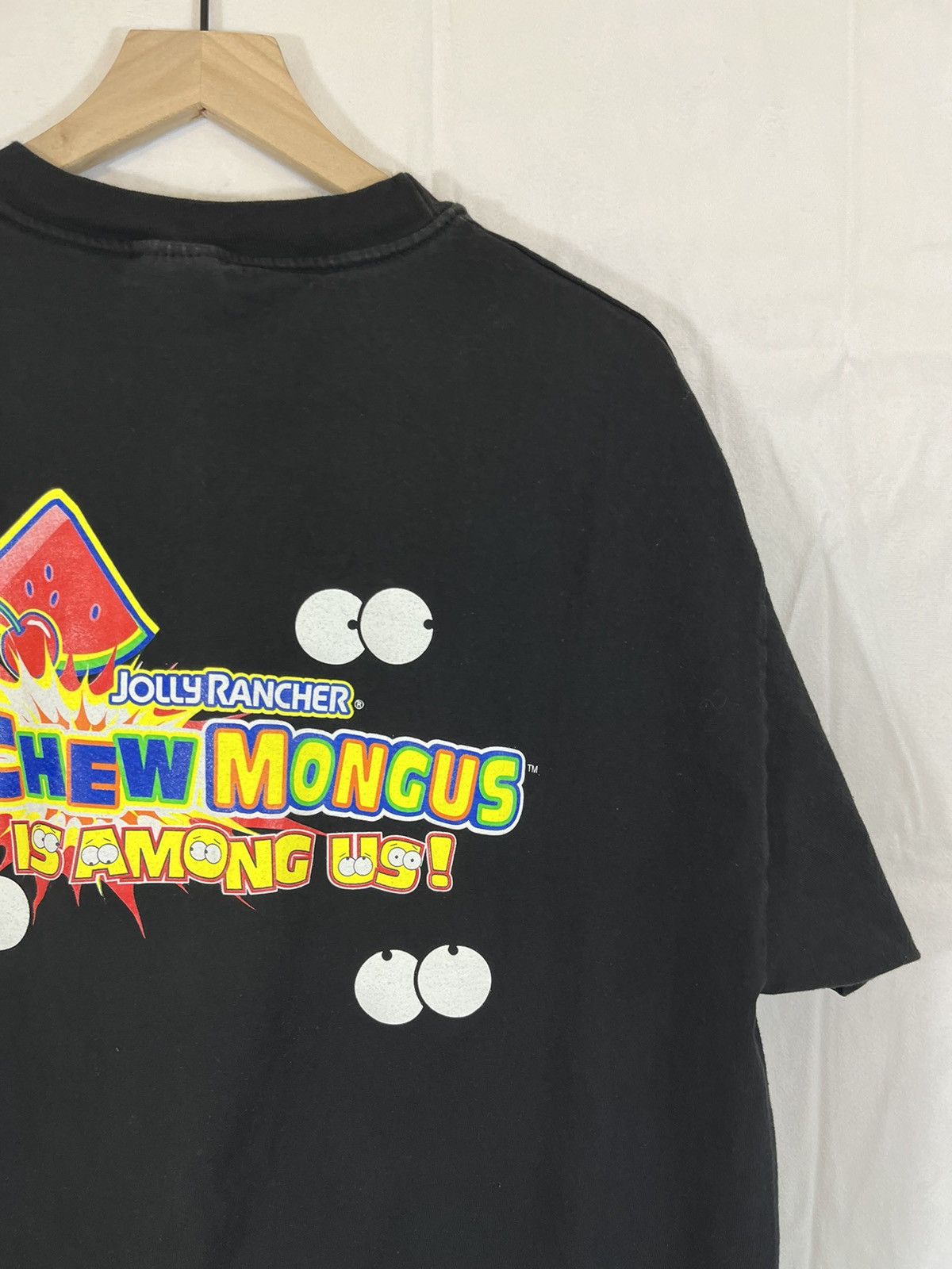 Vintage Jolly Rancher Candy Promo Black Y2K Faded Tee Size US XL / EU 56 / 4 - 7 Thumbnail