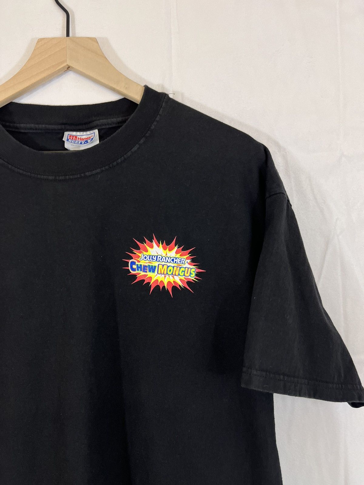 Vintage Jolly Rancher Candy Promo Black Y2K Faded Tee Size US XL / EU 56 / 4 - 4 Thumbnail