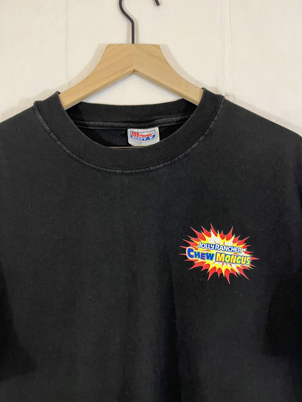 Vintage Jolly Rancher Candy Promo Black Y2K Faded Tee Size US XL / EU 56 / 4 - 1 Thumbnail