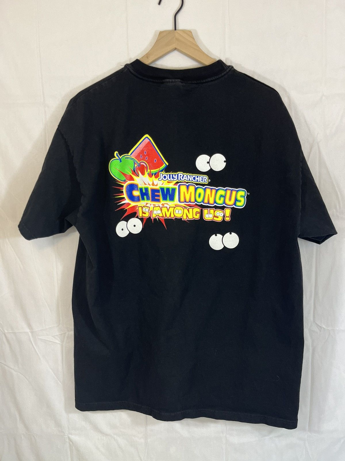 Vintage Jolly Rancher Candy Promo Black Y2K Faded Tee Size US XL / EU 56 / 4 - 3 Thumbnail