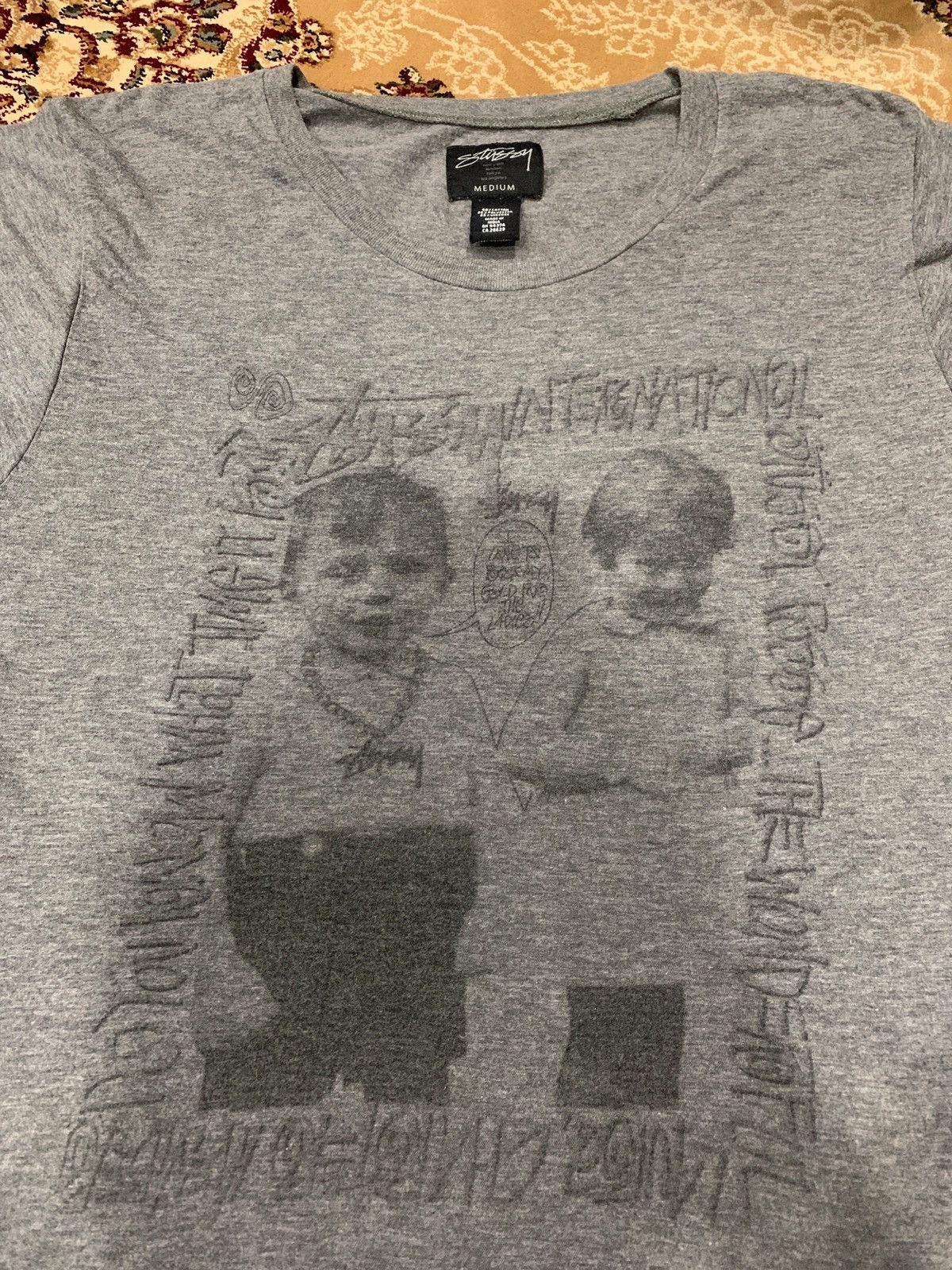 Vintage Stussy Gray T-Shirt