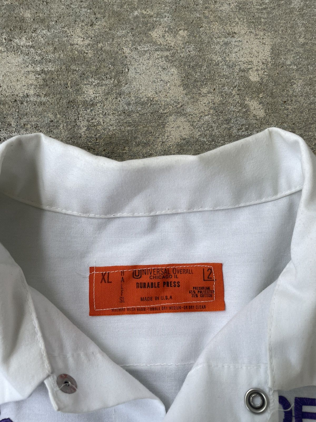 Universal Overall Chicago × Vintage Vintage Workers Patch Shirt Size US XL / EU 56 / 4 - 6 Thumbnail