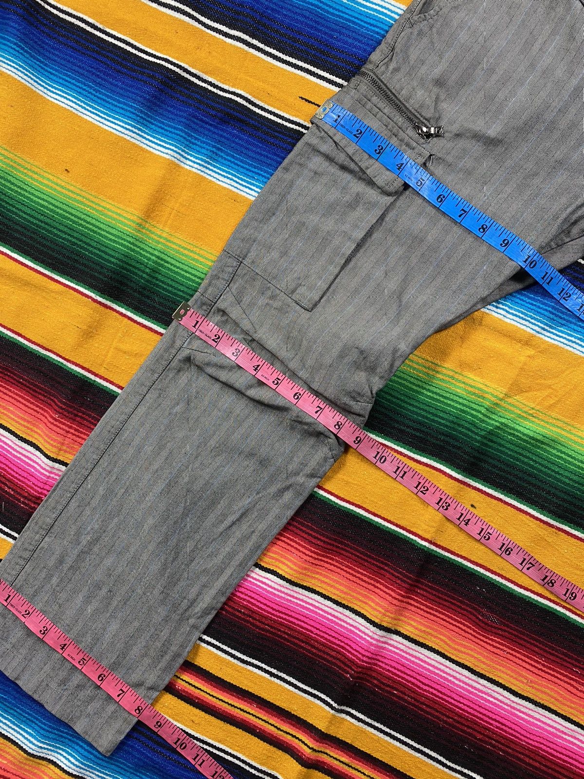 Japanese Brand Herringbone Twill Cargo Multipocket By Dabble Size US 31 - 4 Thumbnail