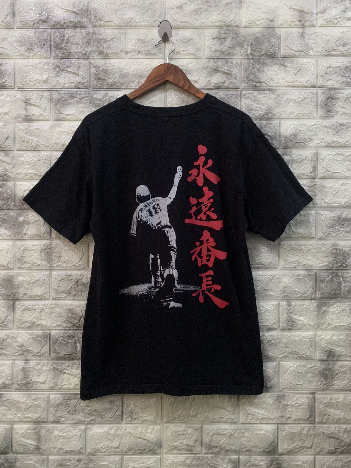 MLB × Vintage Vintage Japanesse MLB. Black T-Shirt Size US L / EU 52-54 / 3 - 3 Thumbnail