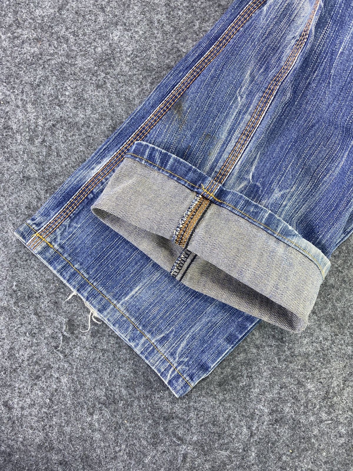 Edwin Edwin XV Distress Blue Wash Denim - J833 Size US 36 / EU 52 - 8 Thumbnail
