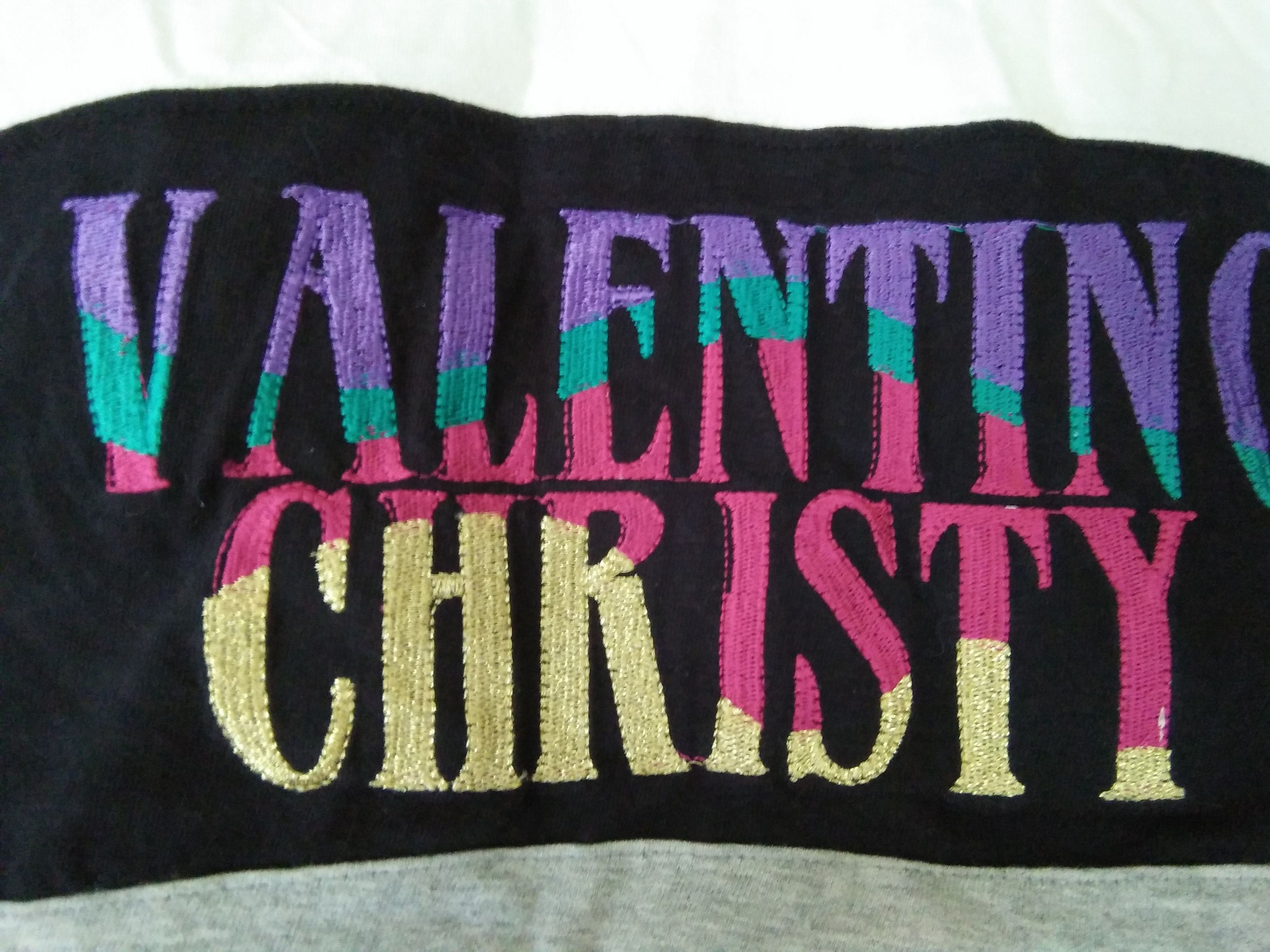 Designer × Valentino VALENTINO CHRISTY EMBROIDERED SHIRT RAINBOW (A758) Size US M / EU 48-50 / 2 - 4 Thumbnail