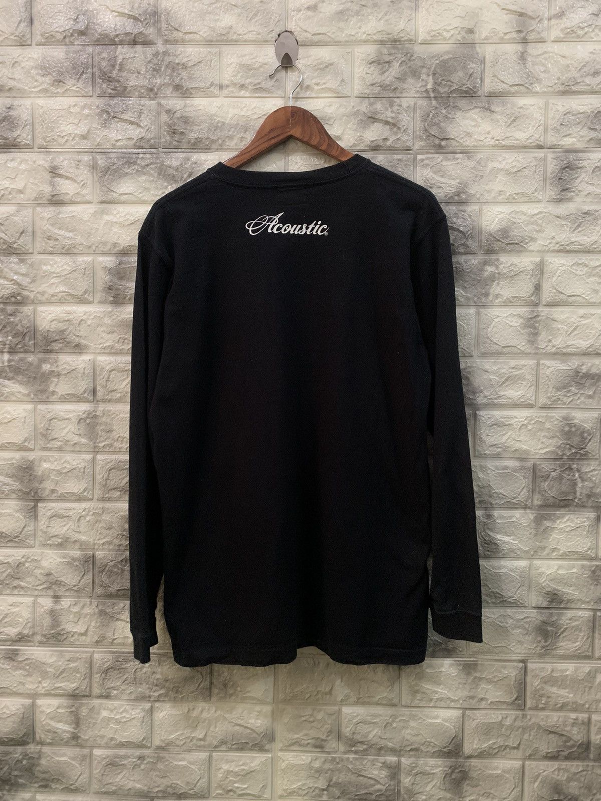 Japanese Brand Acoustic Black T-Shirt Size US L / EU 52-54 / 3 - 3 Thumbnail