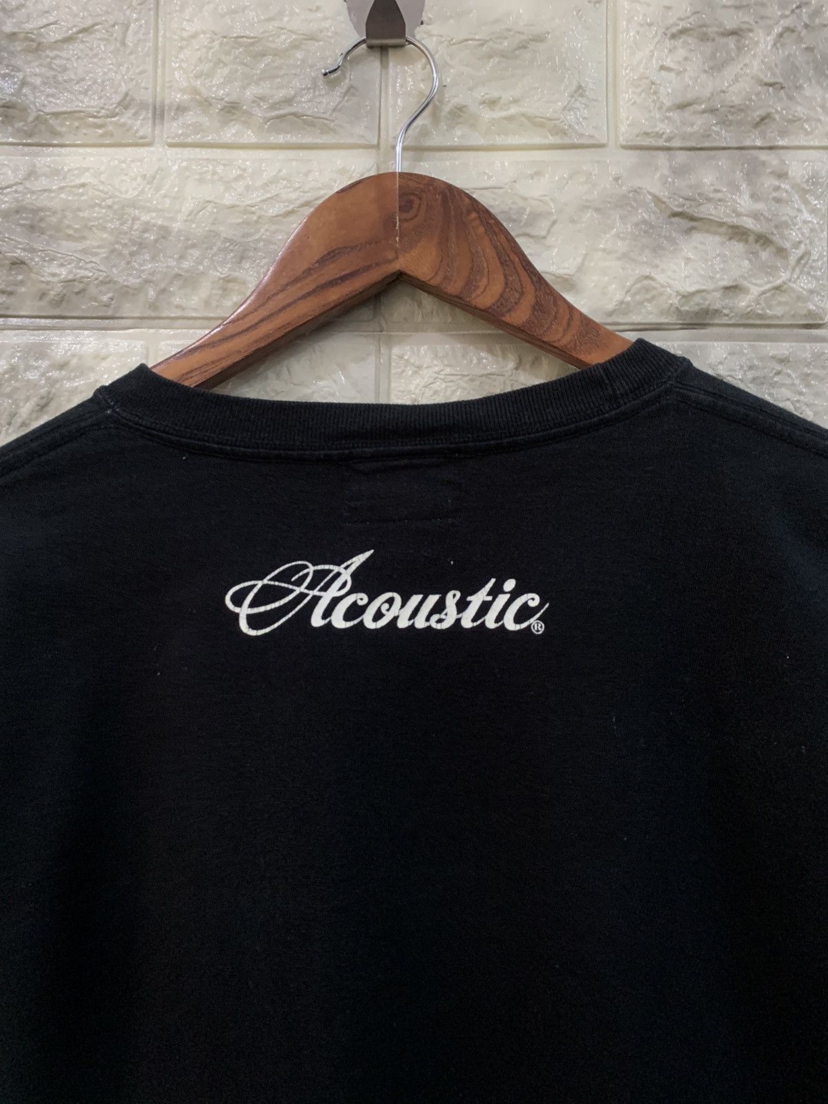 Japanese Brand Acoustic Black T-Shirt Size US L / EU 52-54 / 3 - 4 Thumbnail