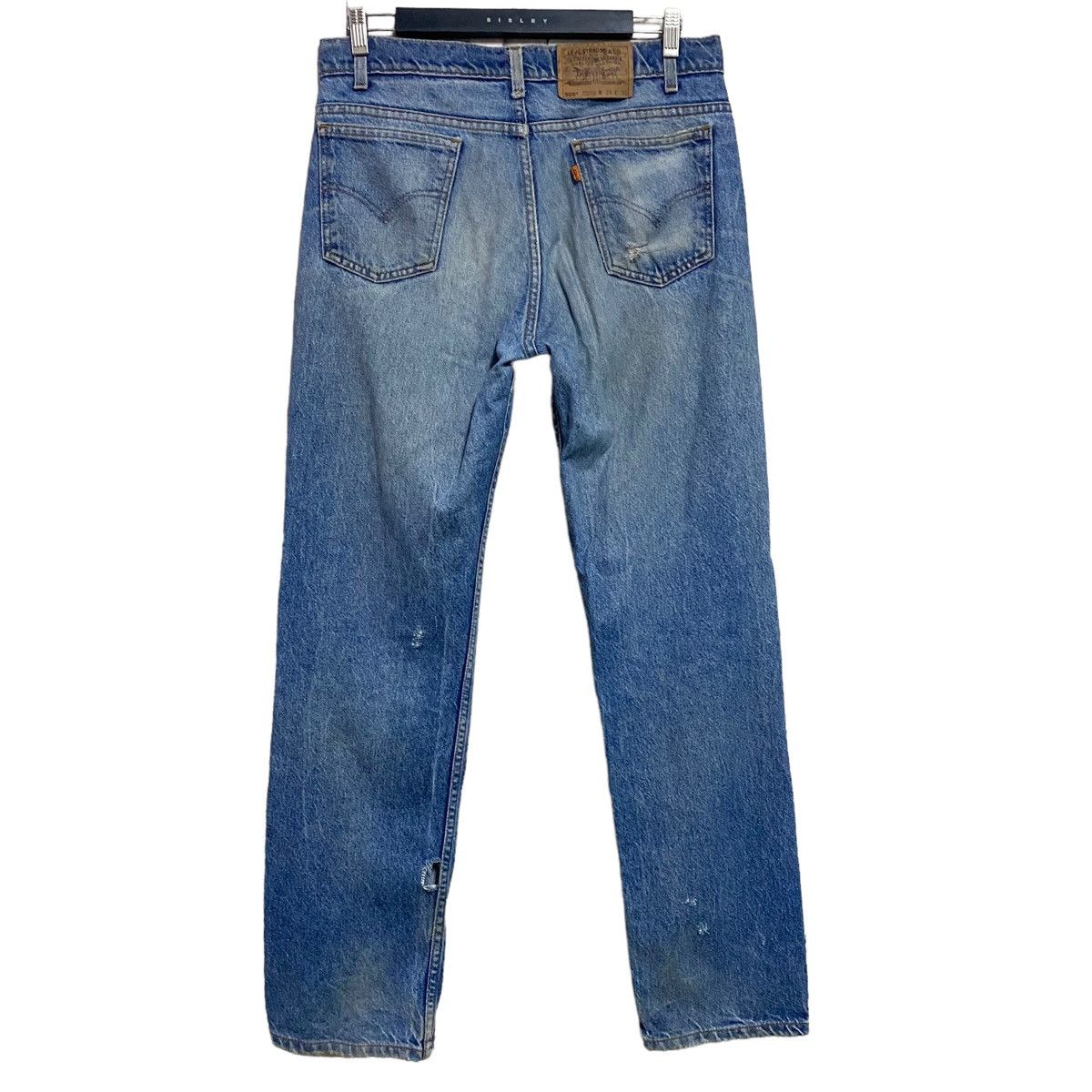 Levi's Vintage 90s Levis 505 Orangetab Distressed Jeans 34x31 Size US 34 / EU 50 - 3 Thumbnail