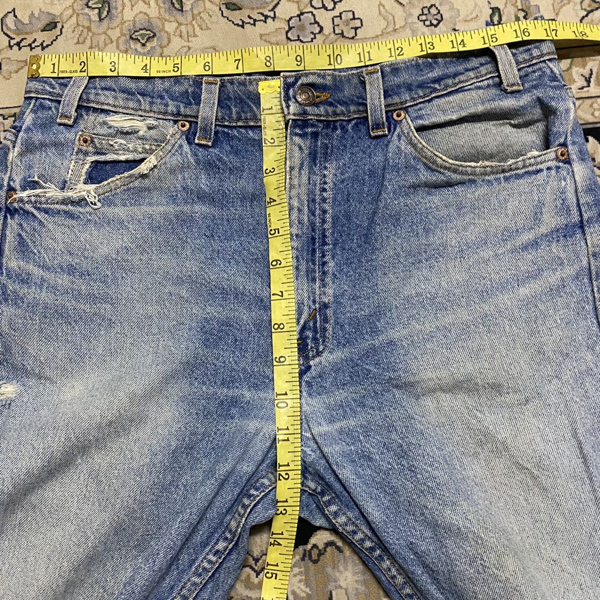 Levi's Vintage 90s Levis 505 Orangetab Distressed Jeans 34x31 Size US 34 / EU 50 - 18 Thumbnail