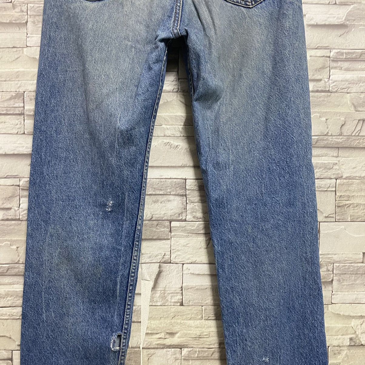Levi's Vintage 90s Levis 505 Orangetab Distressed Jeans 34x31 Size US 34 / EU 50 - 11 Thumbnail