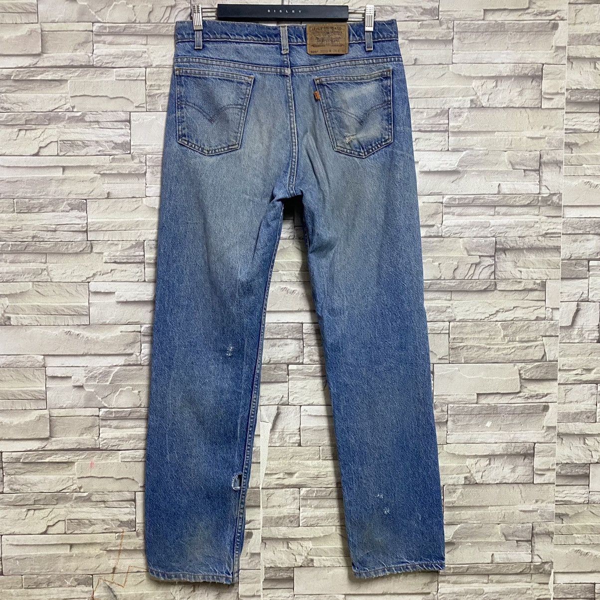 Levi's Vintage 90s Levis 505 Orangetab Distressed Jeans 34x31 Size US 34 / EU 50 - 9 Thumbnail