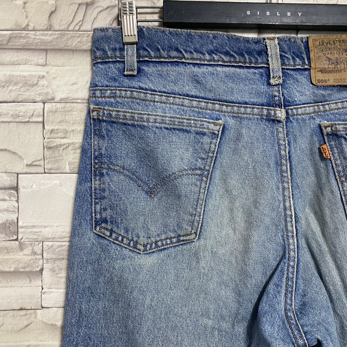 Levi's Vintage 90s Levis 505 Orangetab Distressed Jeans 34x31 Size US 34 / EU 50 - 14 Thumbnail