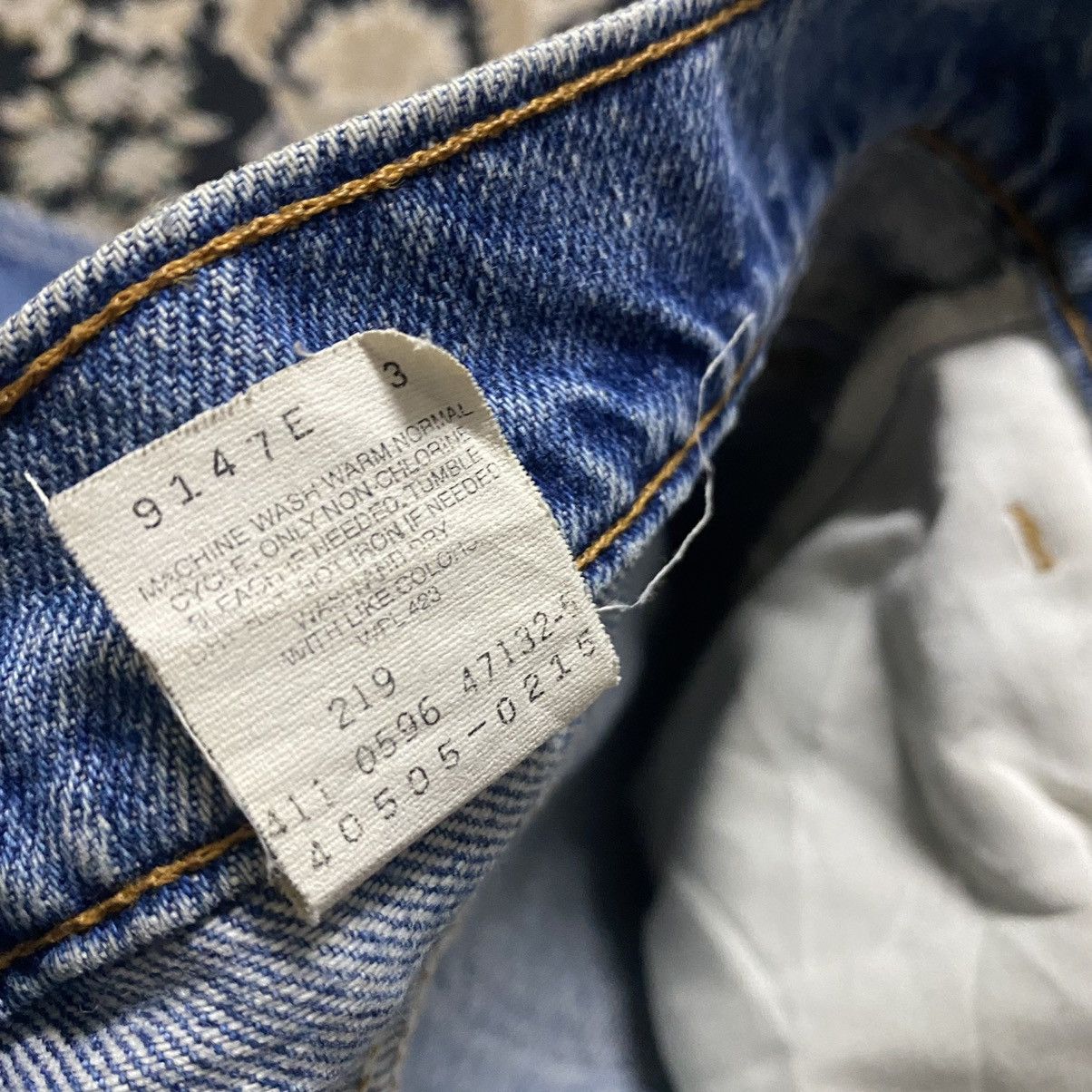Levi's Vintage 90s Levis 505 Orangetab Distressed Jeans 34x31 Size US 34 / EU 50 - 16 Thumbnail