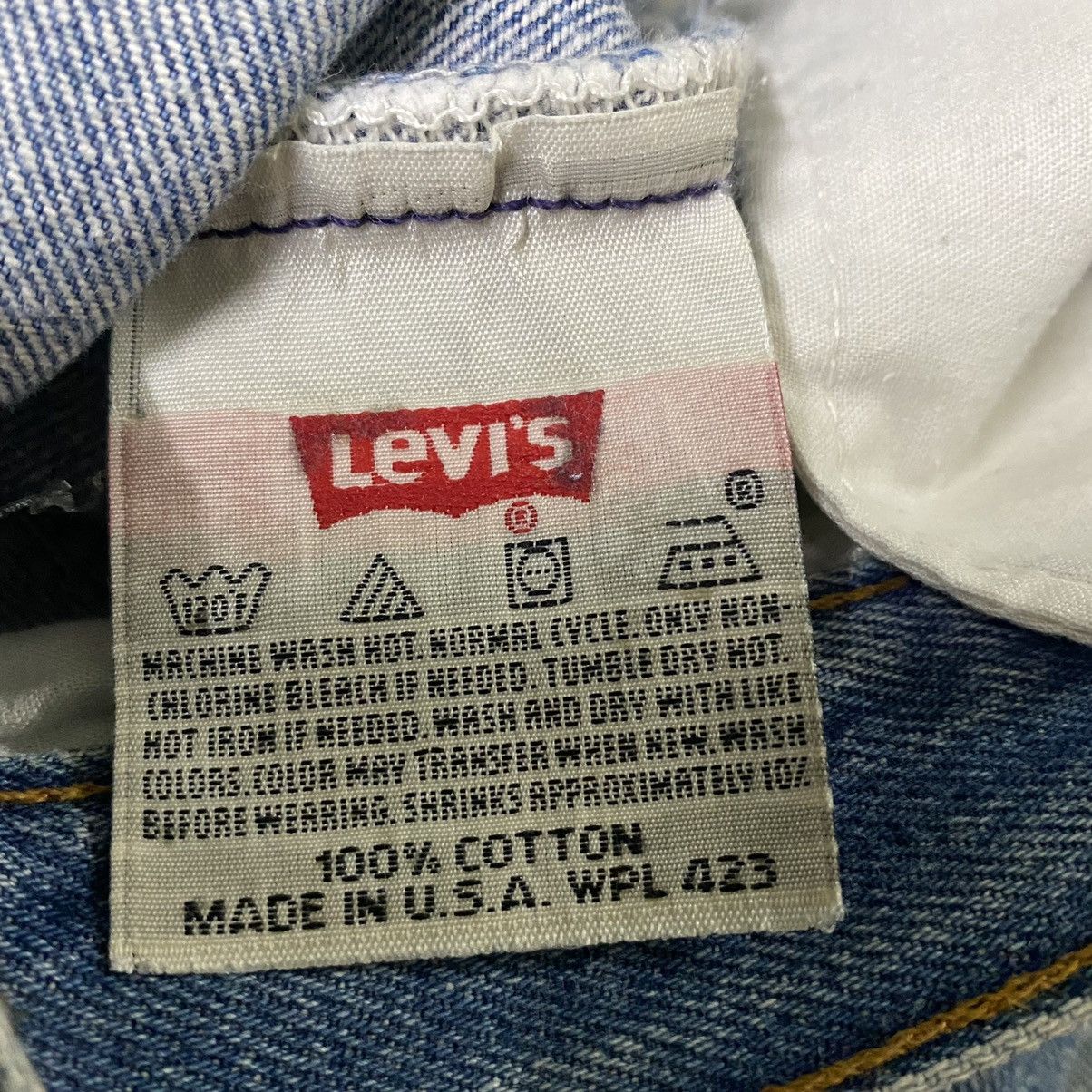 Levi's Vintage 90s Levis 501xx Distressed Jeans 34x33 Made in USA Size US 34 / EU 50 - 15 Thumbnail