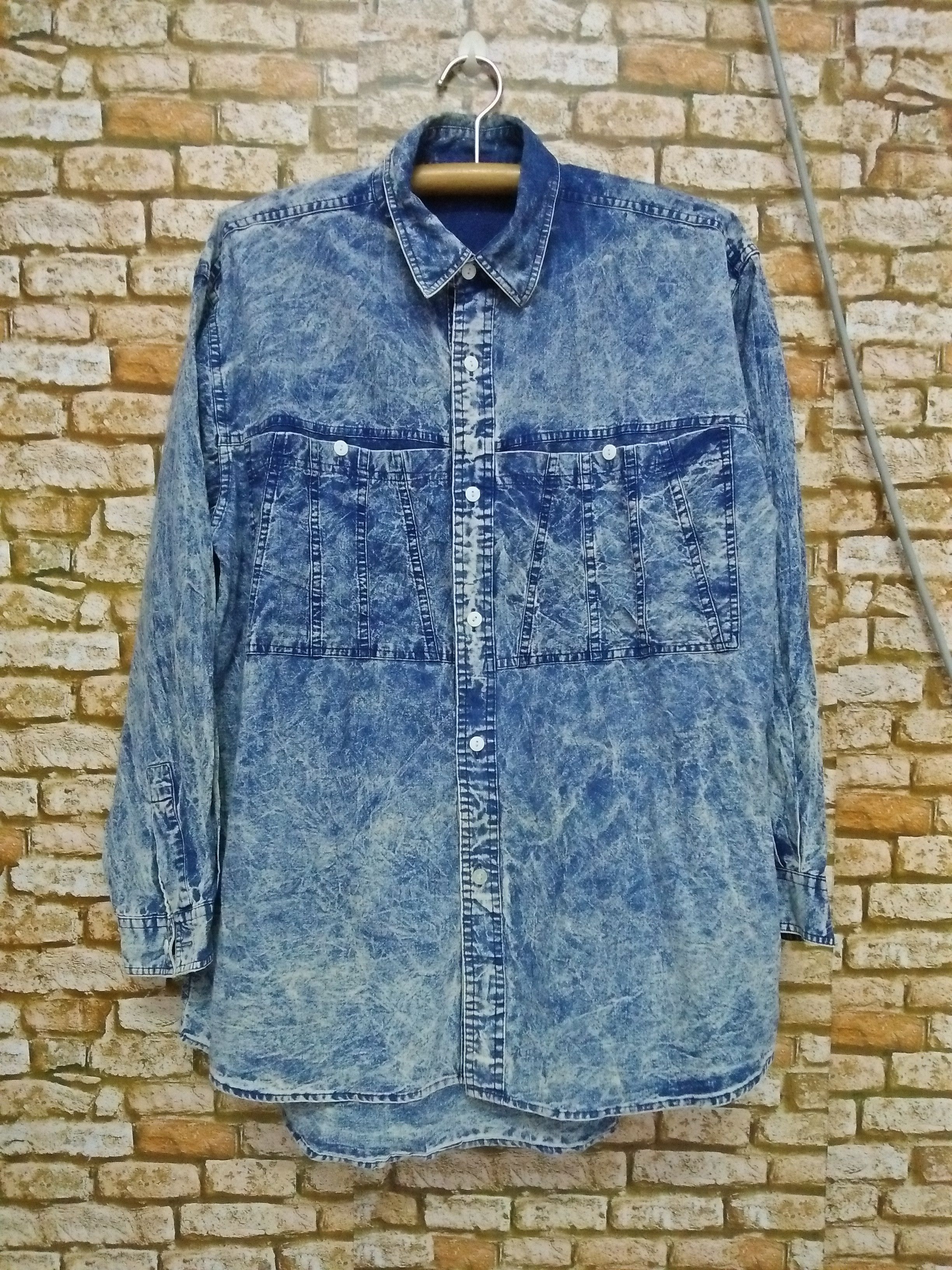 Japanese Brand ACID ENZYME WASHED JAPAN DENIM (B12) Size US L / EU 52-54 / 3 - 1 Thumbnail