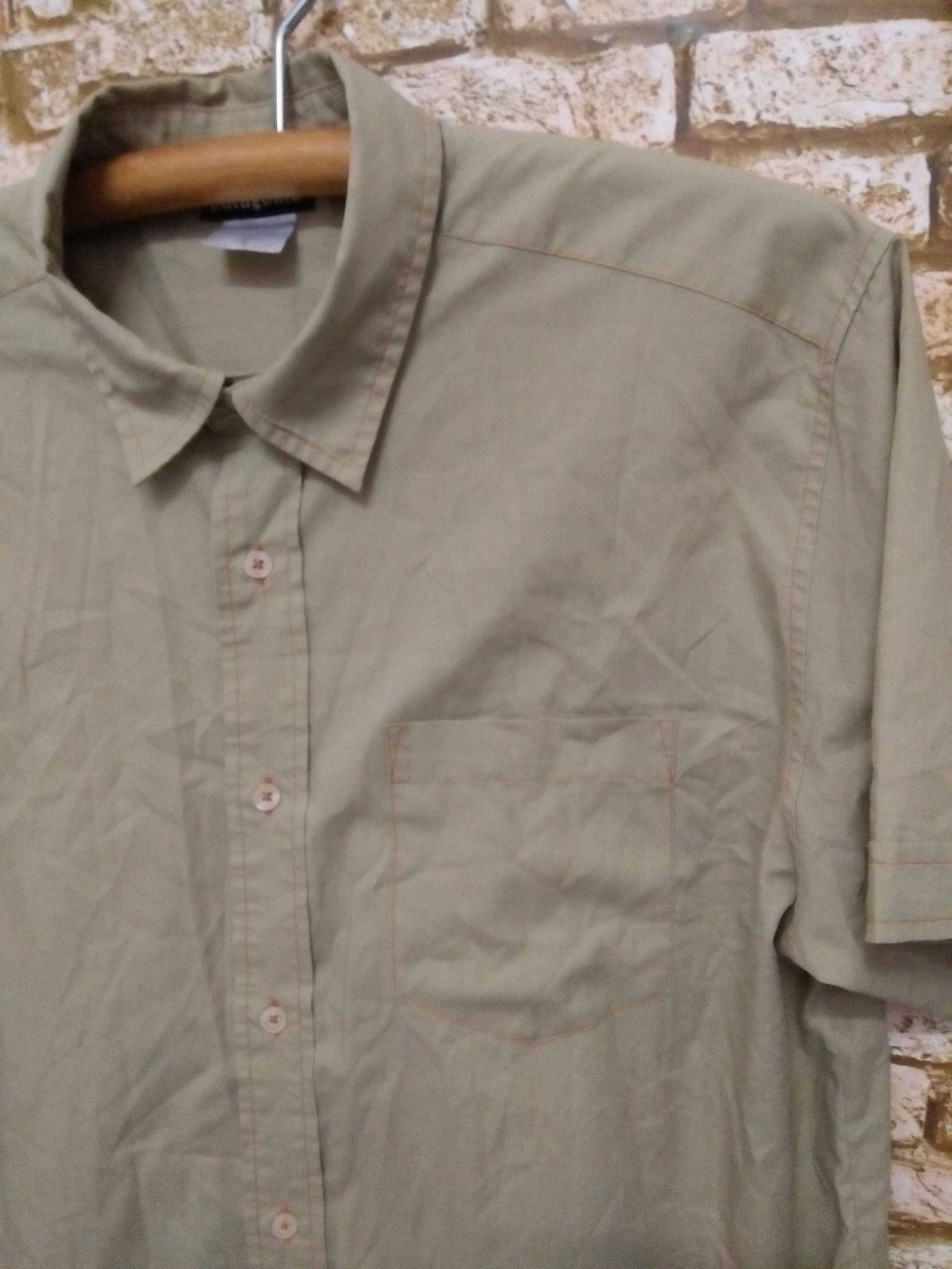 Patagonia × Vintage VTG PATAGONIA ORANGE STITCH SHIRT BUTTON (A995) Size US L / EU 52-54 / 3 - 2 Thumbnail