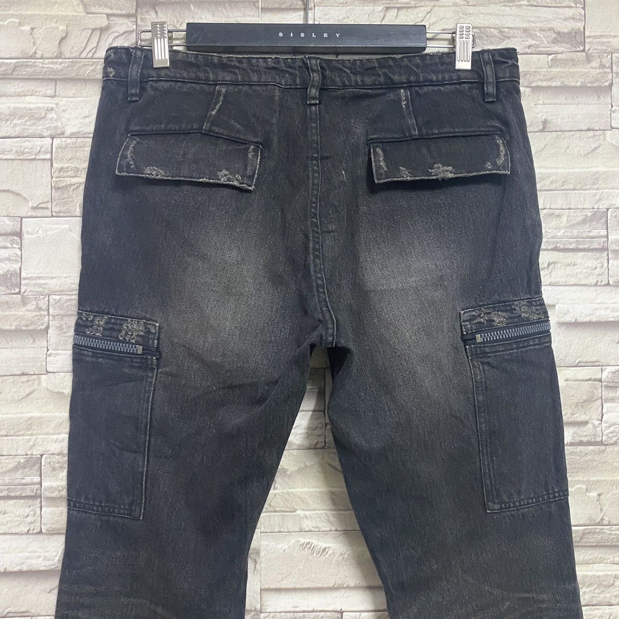Kazuyuki Kumagai Attachment Attachment Denim Cargo Pants Size US 34 / EU 50 - 12 Thumbnail