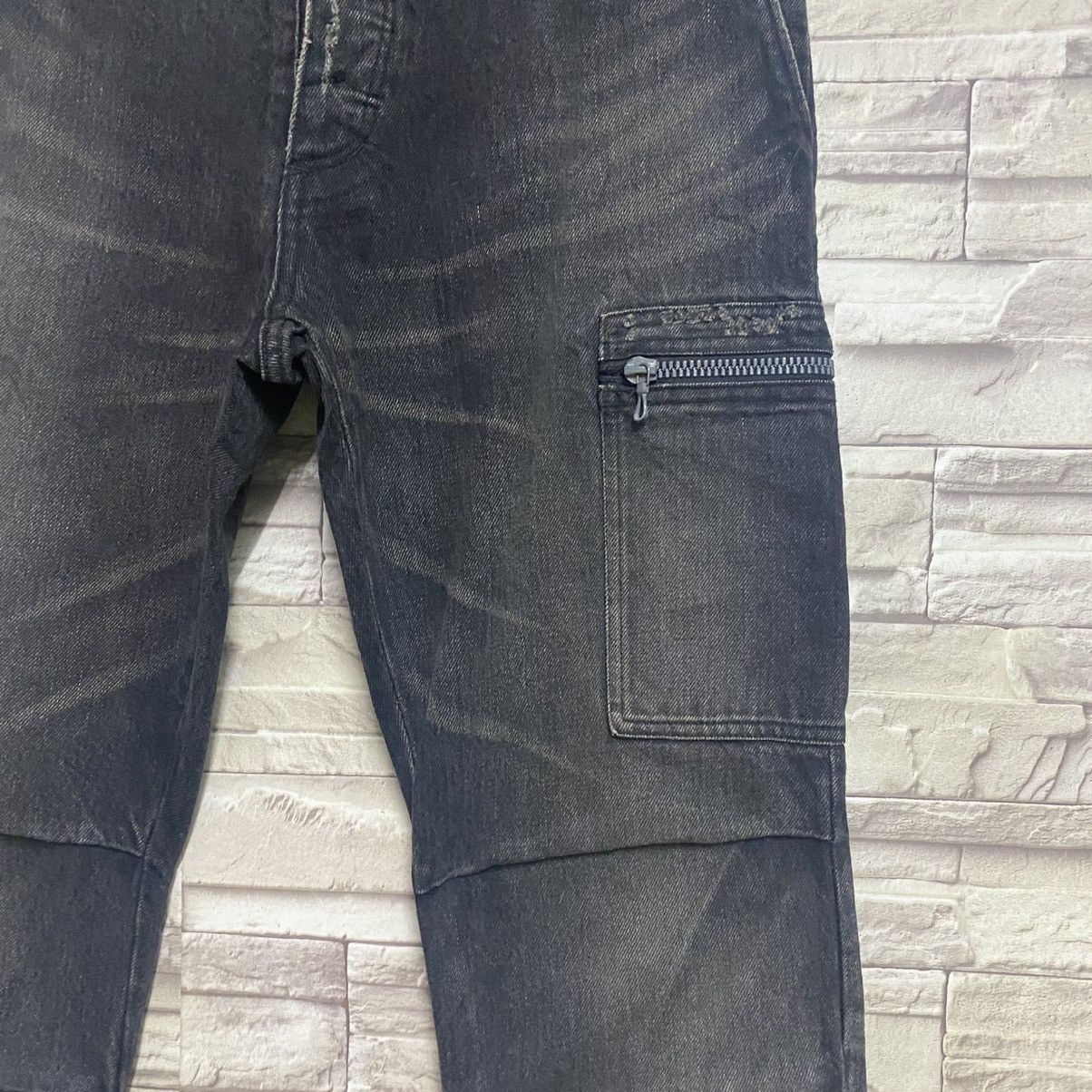 Kazuyuki Kumagai Attachment Attachment Denim Cargo Pants Size US 34 / EU 50 - 10 Thumbnail