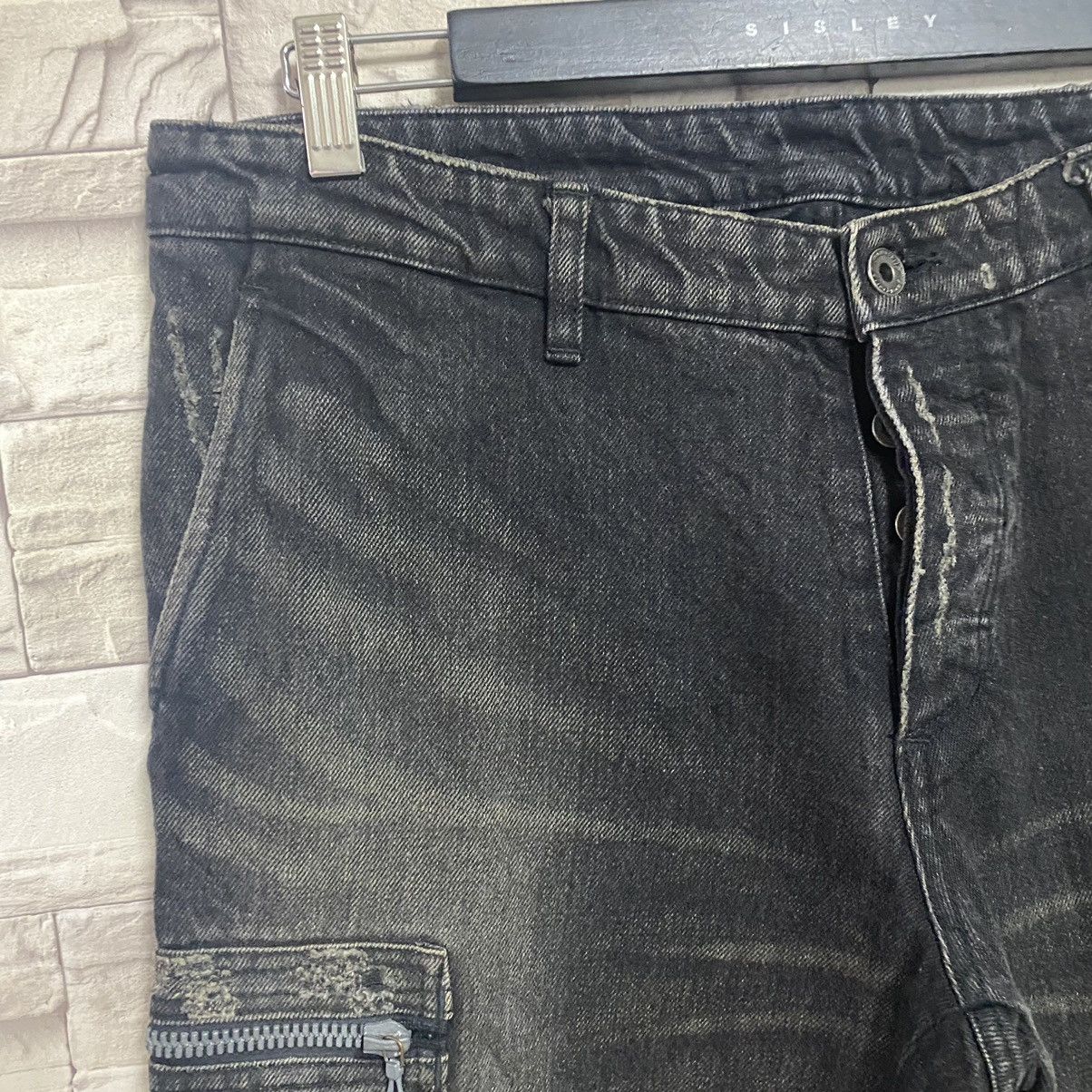 Kazuyuki Kumagai Attachment Attachment Denim Cargo Pants Size US 34 / EU 50 - 7 Thumbnail