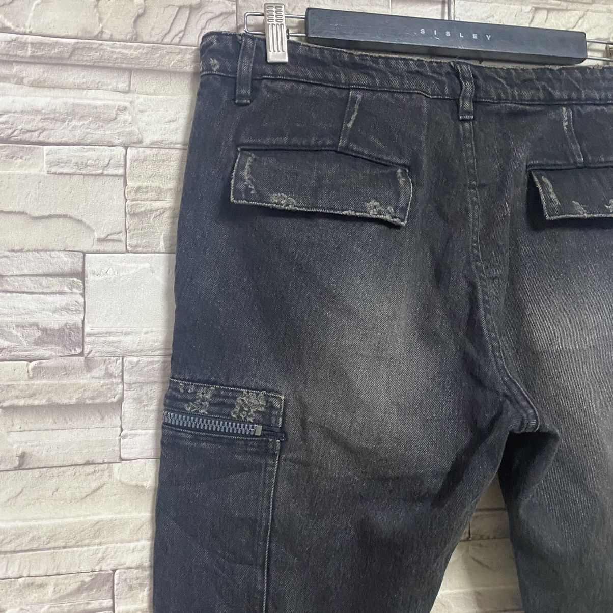 Kazuyuki Kumagai Attachment Attachment Denim Cargo Pants Size US 34 / EU 50 - 14 Thumbnail