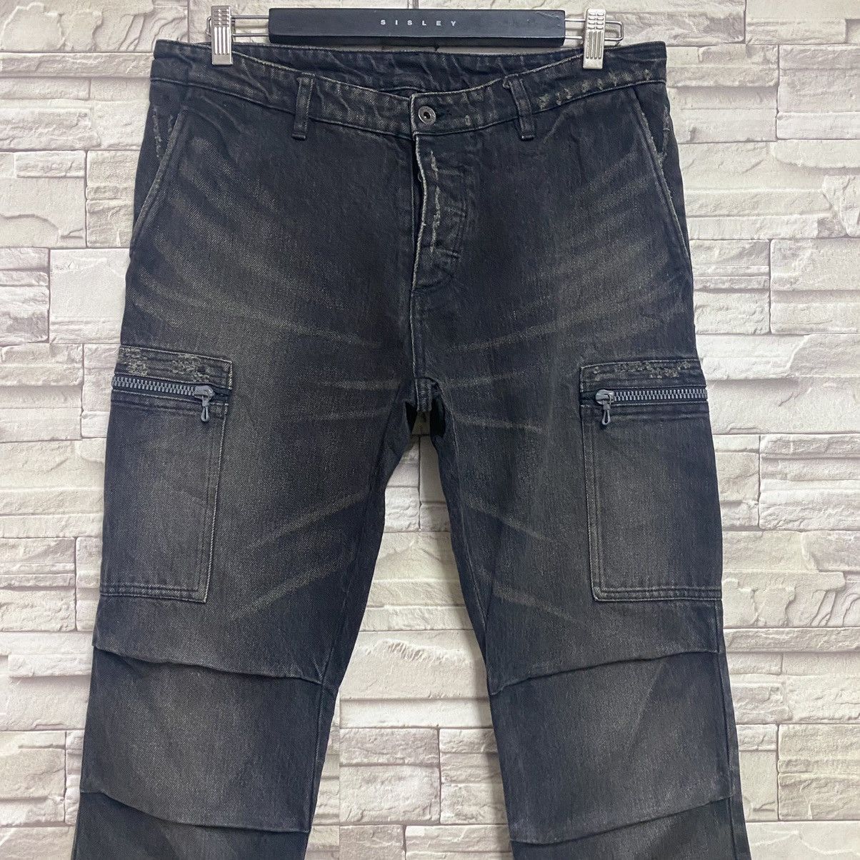 Kazuyuki Kumagai Attachment Attachment Denim Cargo Pants Size US 34 / EU 50 - 4 Thumbnail