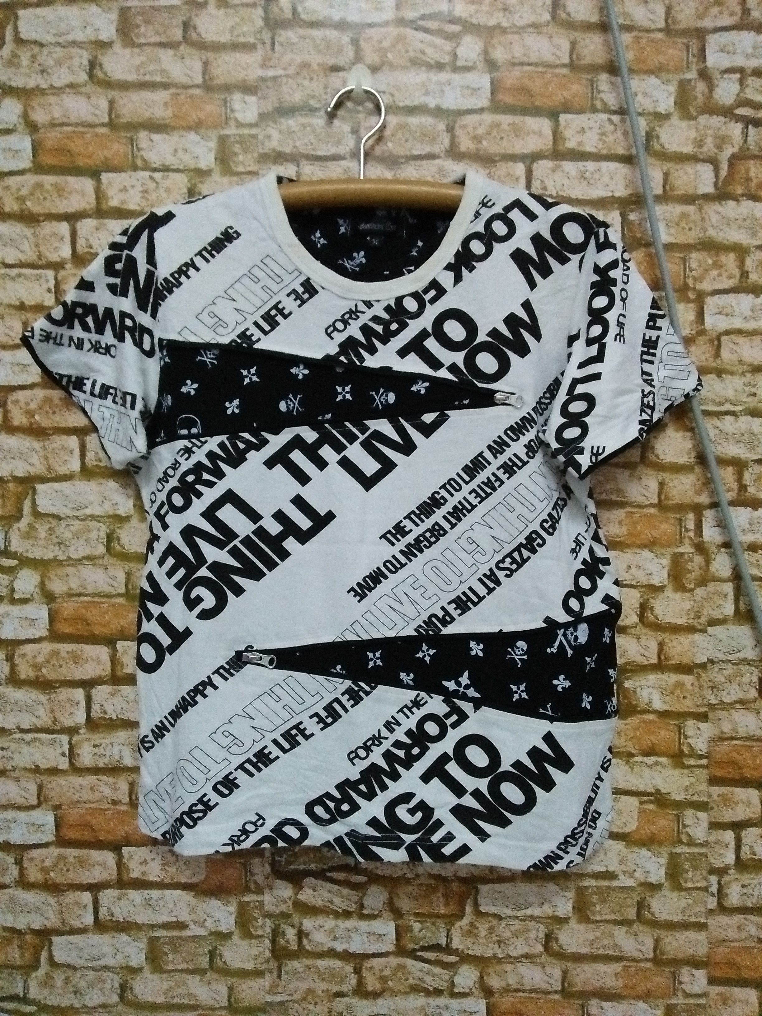 Japanese Brand × Seditionaries BEAUMONT CARR PUNK POEM BONDAGE SHIRT ZIPPER (A990) Size US S / EU 44-46 / 1 - 1 Thumbnail