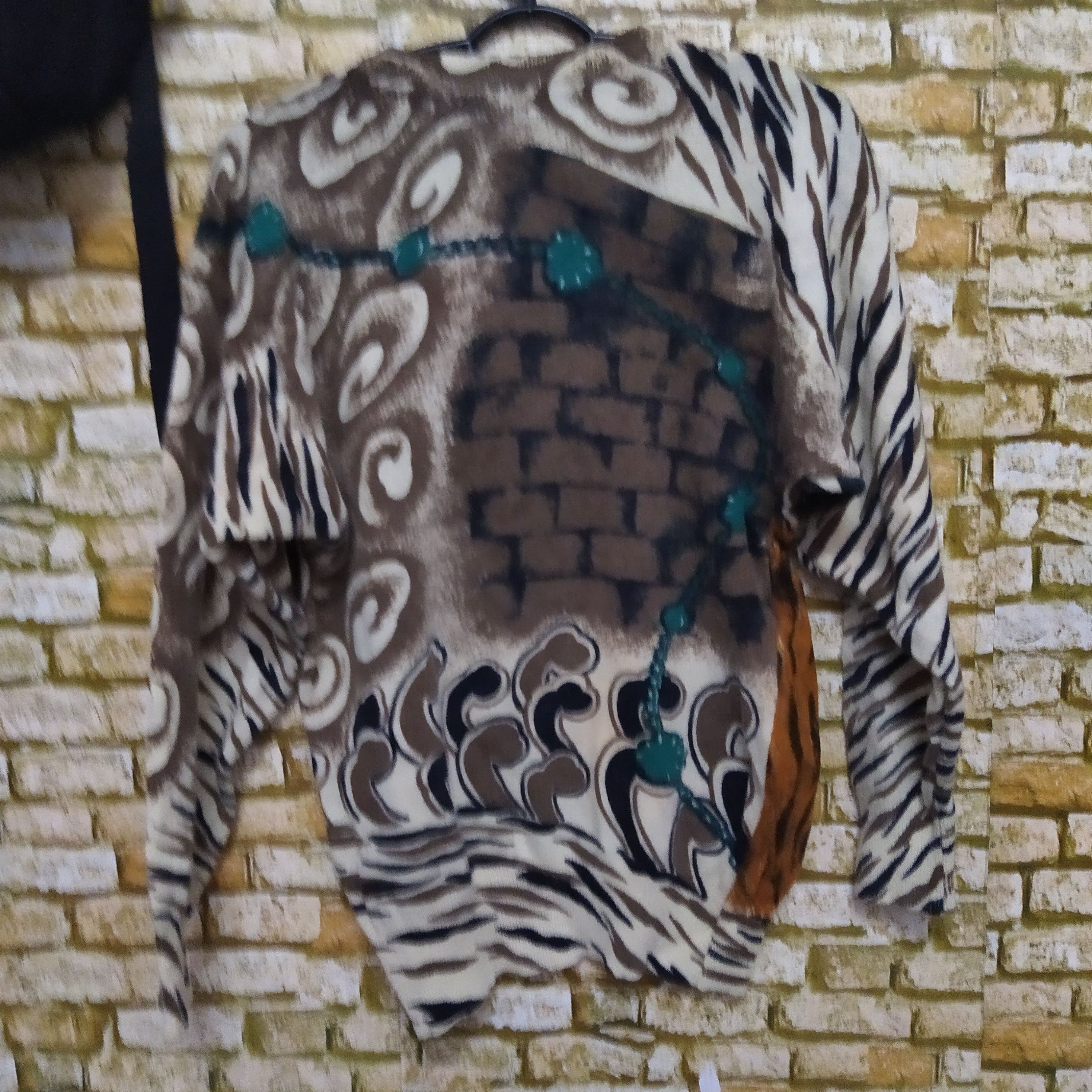 Japanese Brand S.J.C LION ART KNITWEAR SWEATER (D544) Size US S / EU 44-46 / 1 - 5 Thumbnail