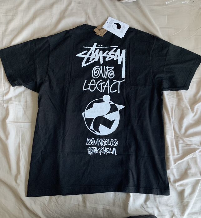 Our Legacy Stüssy x Our Legacy Surfman Pigment Dyed Tee | Grailed