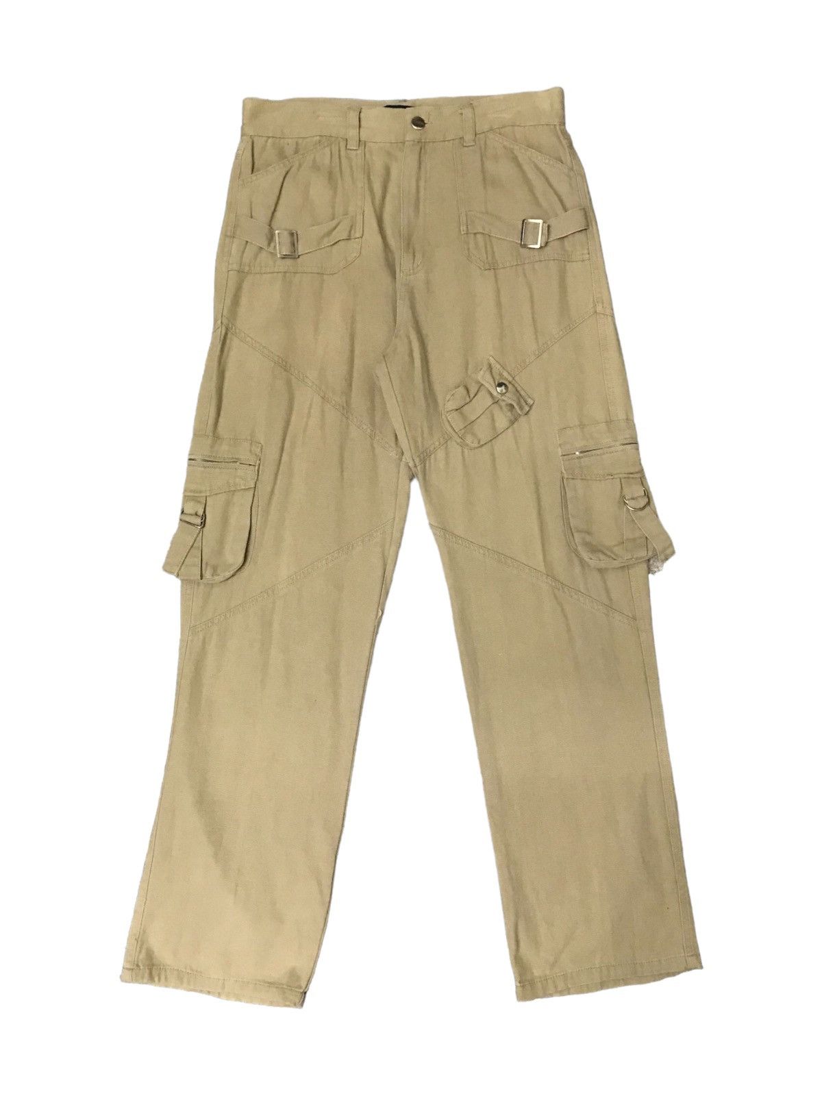 JAPAN FASHION CARGO MULTIPOCKET MILITARY STRAIGHT CUT
