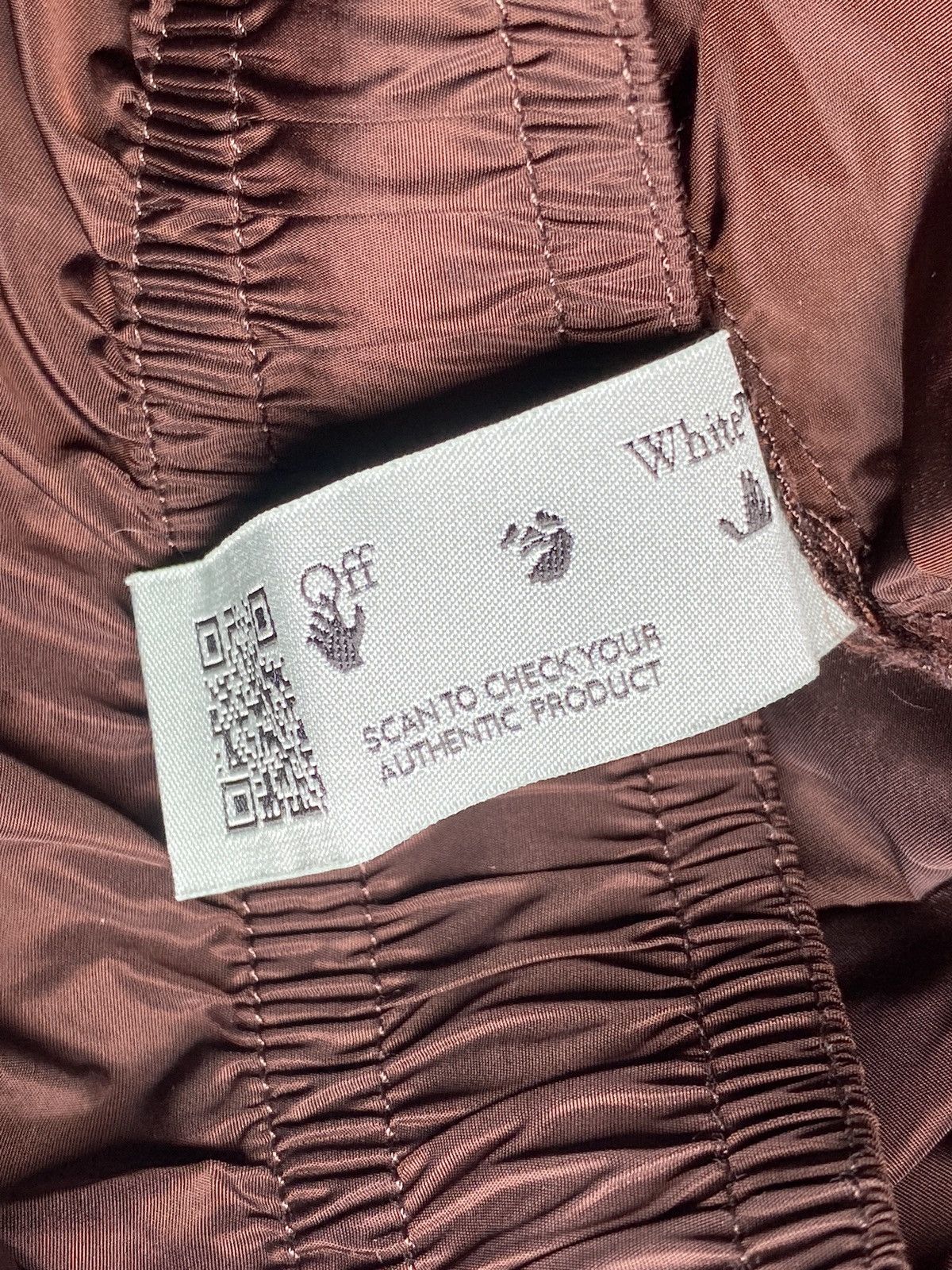 Off-White OFF WHITE Brown Nylon Pants Size US 32 / EU 48 - 6 Thumbnail