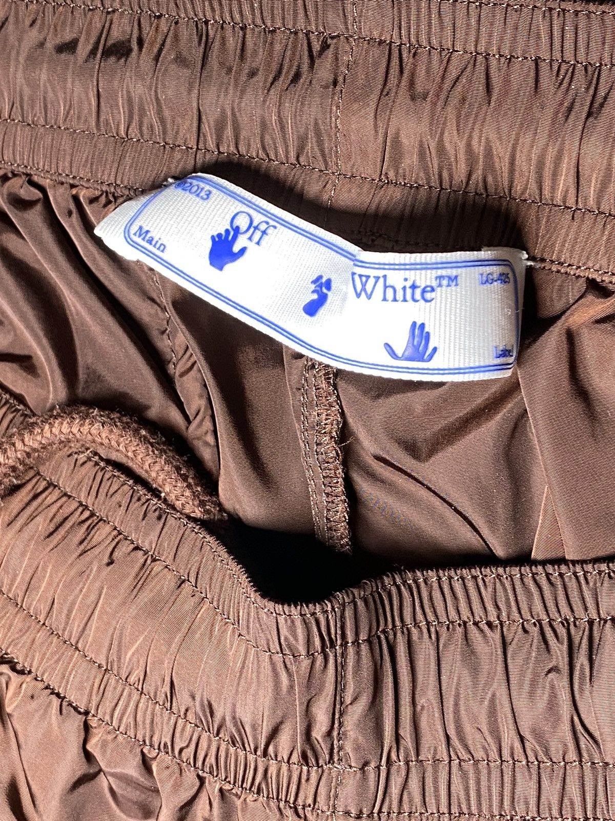 Off-White OFF WHITE Brown Nylon Pants Size US 32 / EU 48 - 3 Thumbnail